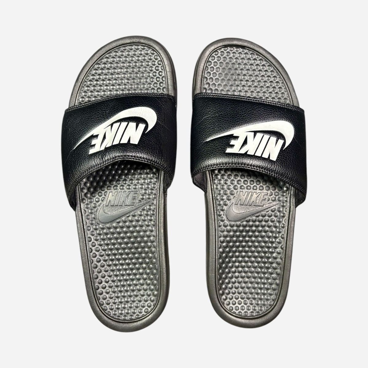 Nike Nike Men’s Benassi JDI Black Slides Sz 11 Size US 11 / IT 41 - 4 Thumbnail