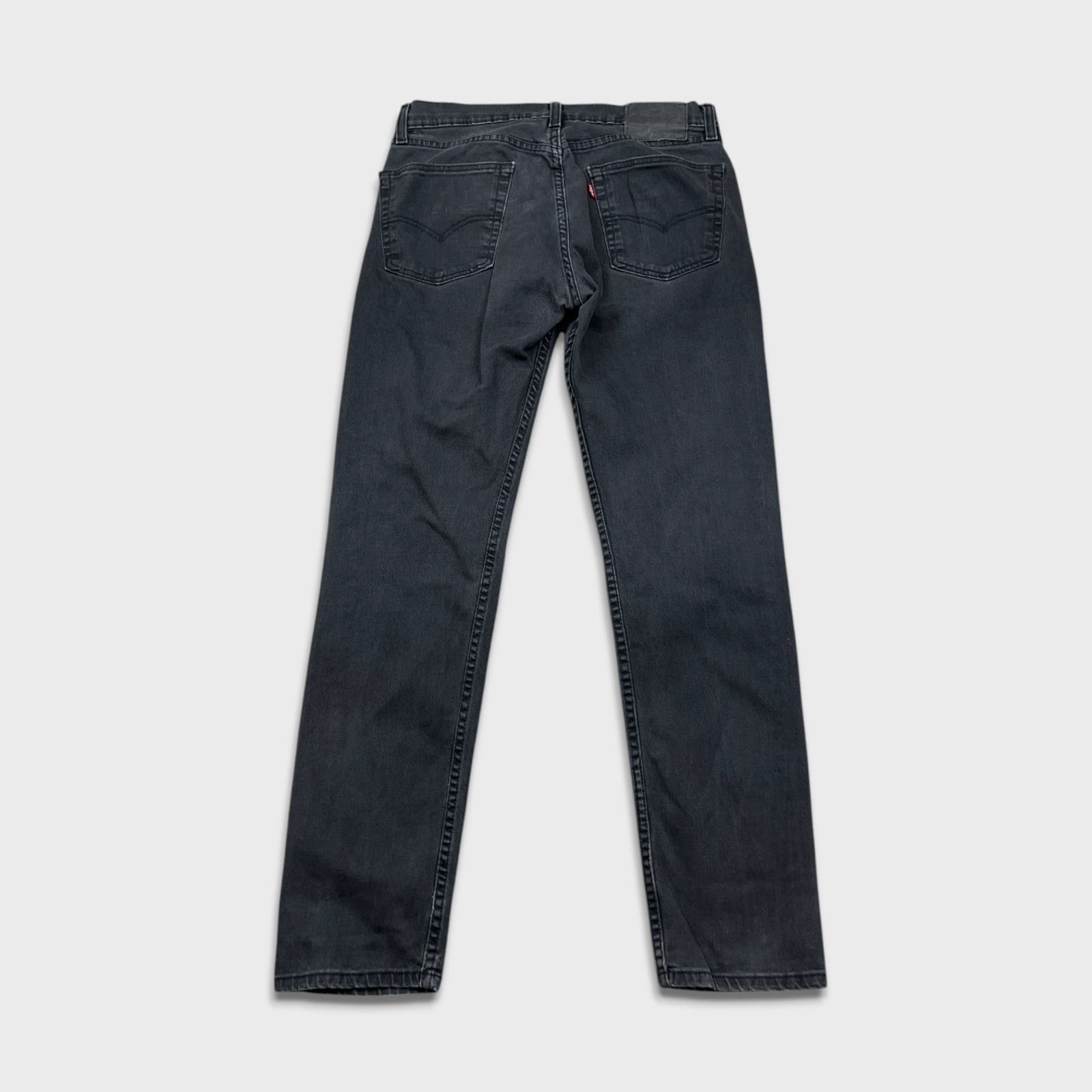Levi's × Vintage Levi's 502 Jeans 32x32 Black Regular Taper Fit Faded Denim Size US 32 / EU 48 - 7 Thumbnail