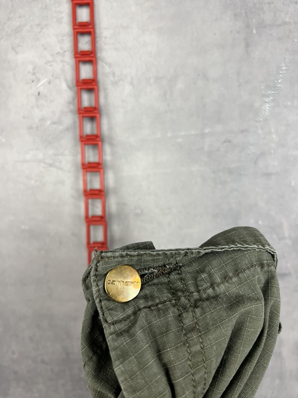 Carhartt Wip Vintage Y2K Carhartt WIP Military Cargo Pants Baggy Sz31x30 Size US 32 / EU 48 - 14 Thumbnail