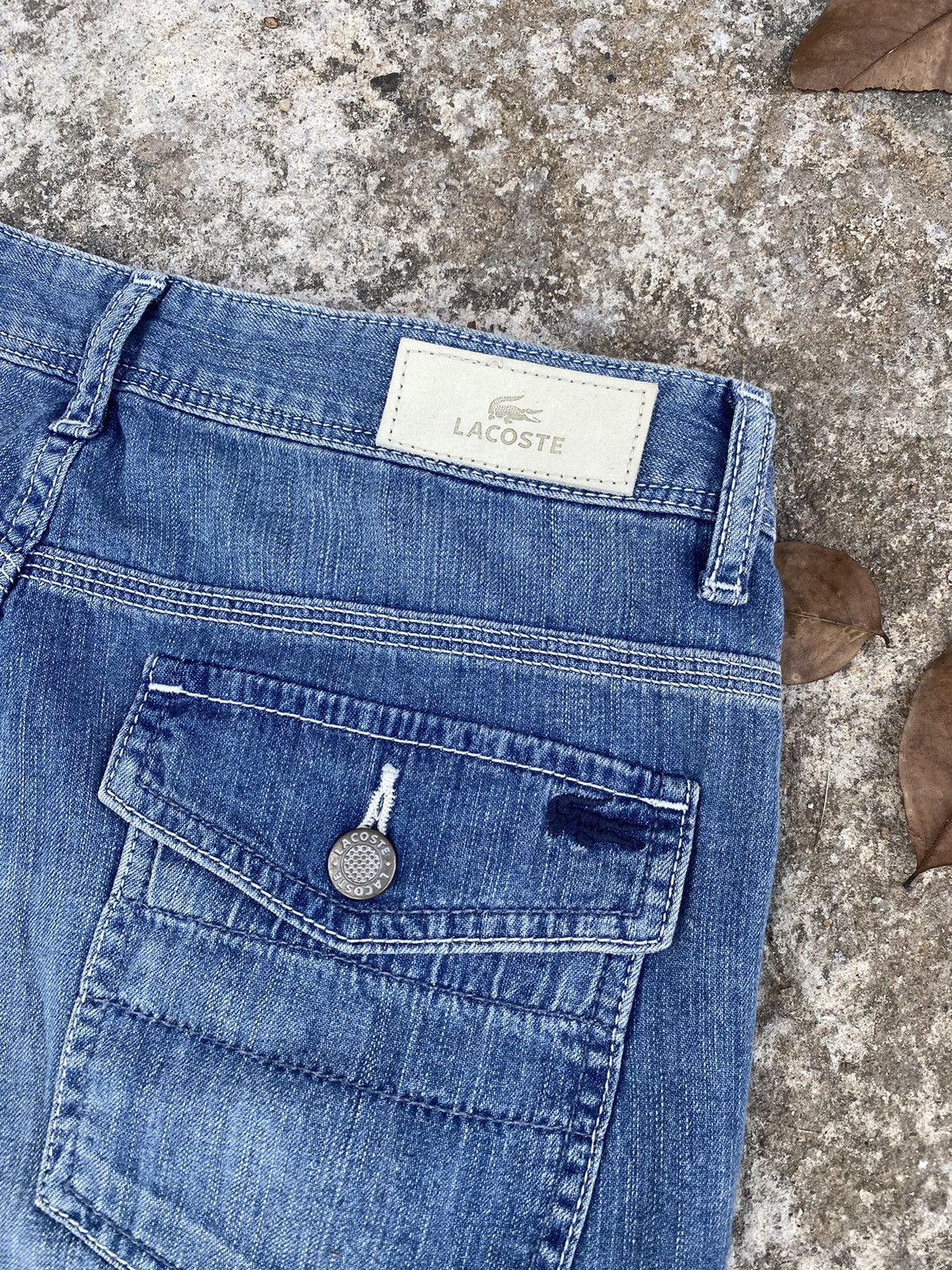 Lacoste Flared Jeans Lacoste Blue Denim Bootcut Style for Women Size 30" / US 8 / IT 44 - 8 Thumbnail