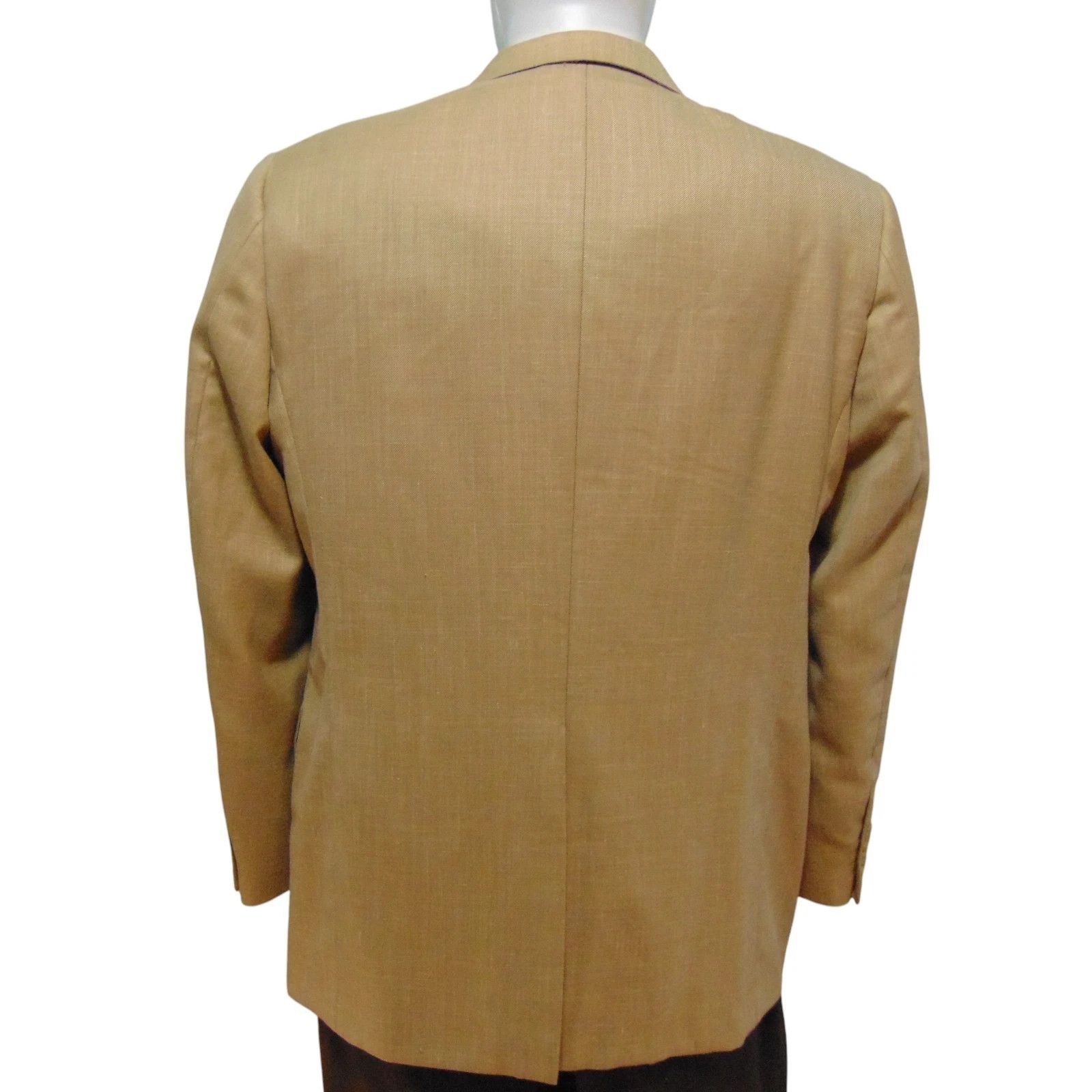 Hickey Freeman Vintage Hickey Freeman Wool Linen Silk Blazer 42R USA Size 42R - 5 Thumbnail