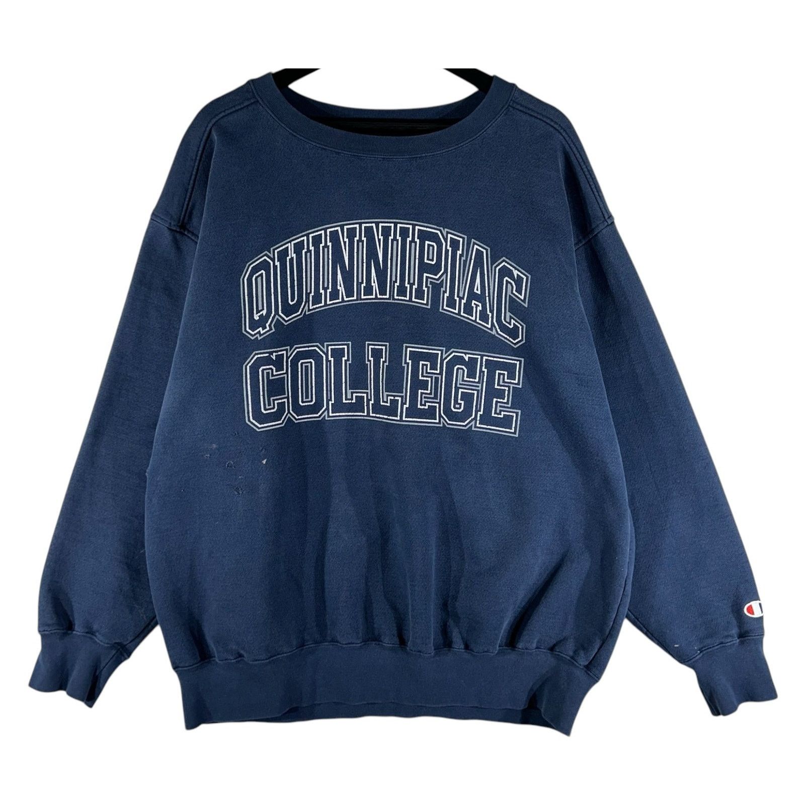 Champion Vintage Champion Quinnipiac College Spellout Crewneck XL Size US XL / EU 56 / 4 - 8 Thumbnail