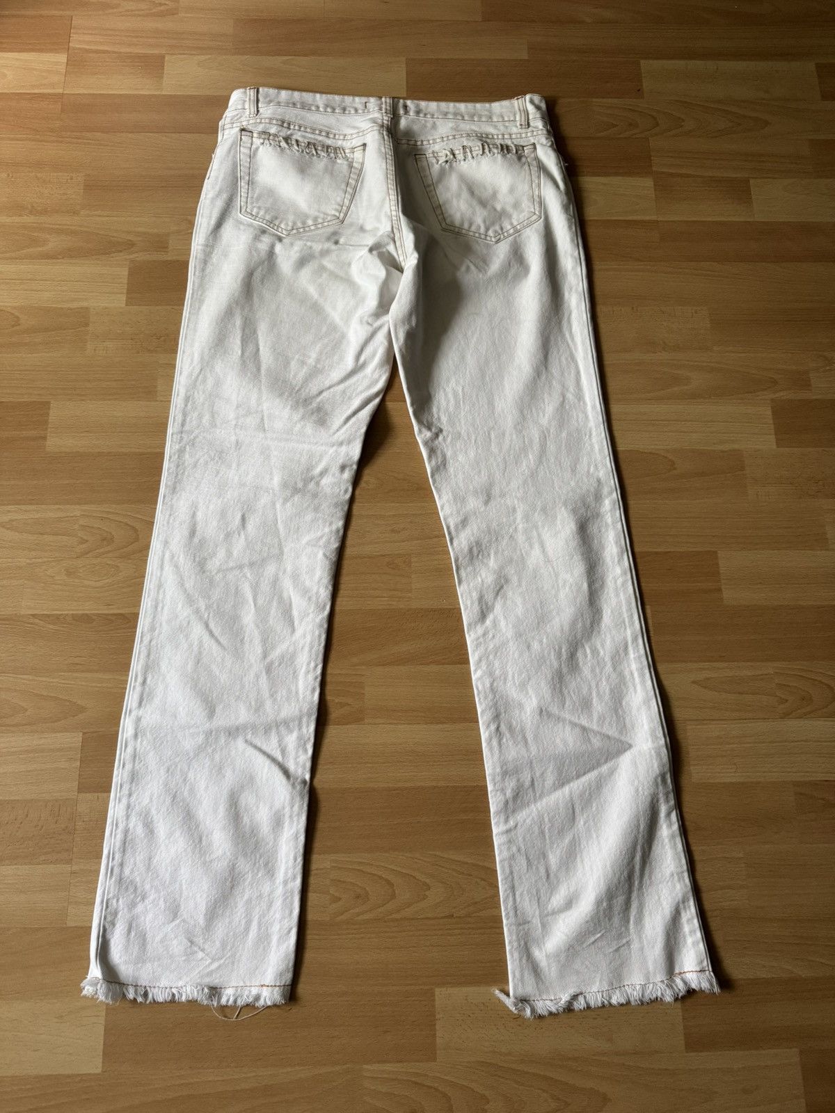 Roberto Cavalli Roberto Cavalli mainline straight fit Jeans white Size US 32 / EU 48 - 2 Thumbnail