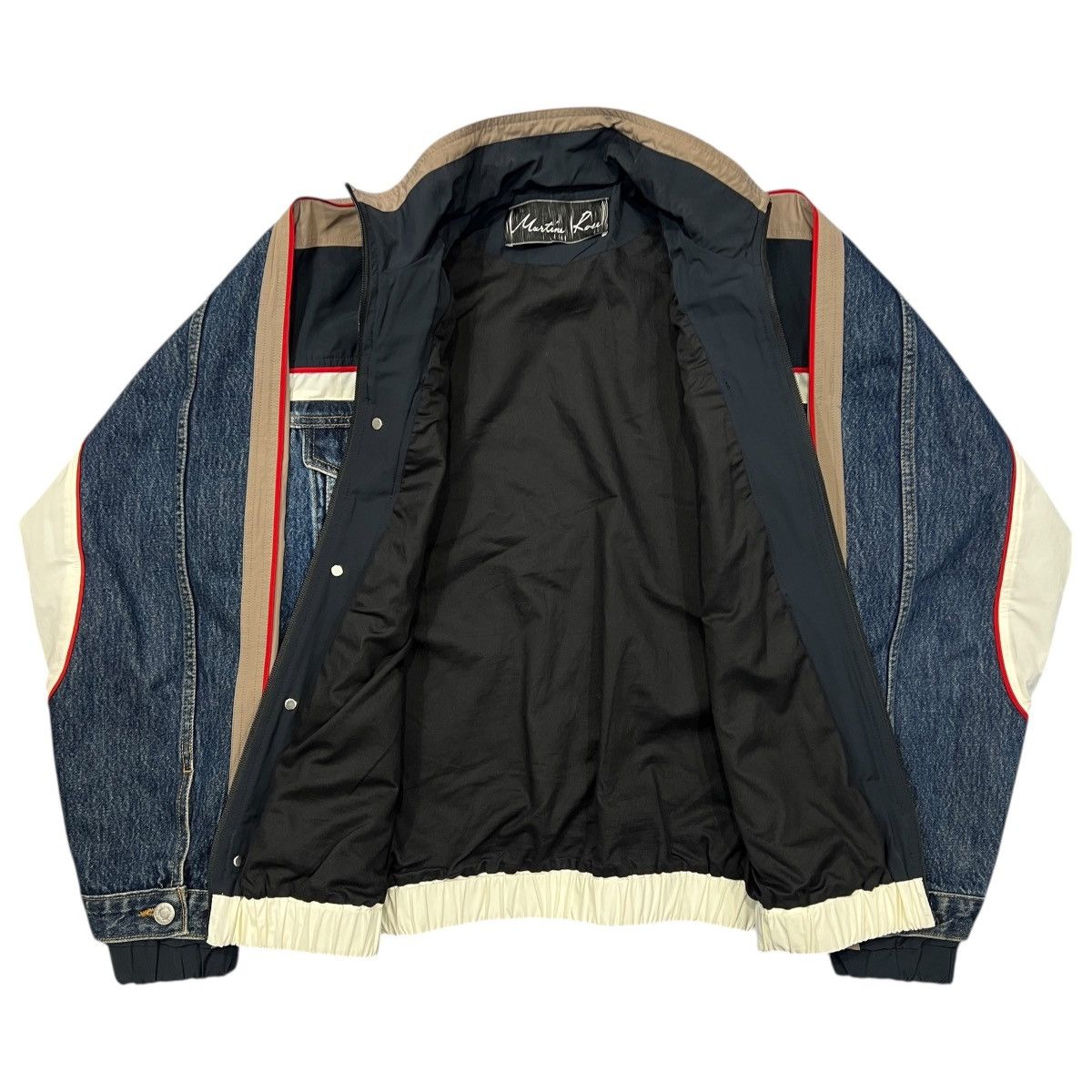 Martine Rose Martin Rose 2019SS Hybrid Denim Track Jacket Size US M / EU 48-50 / 2 - 8 Thumbnail