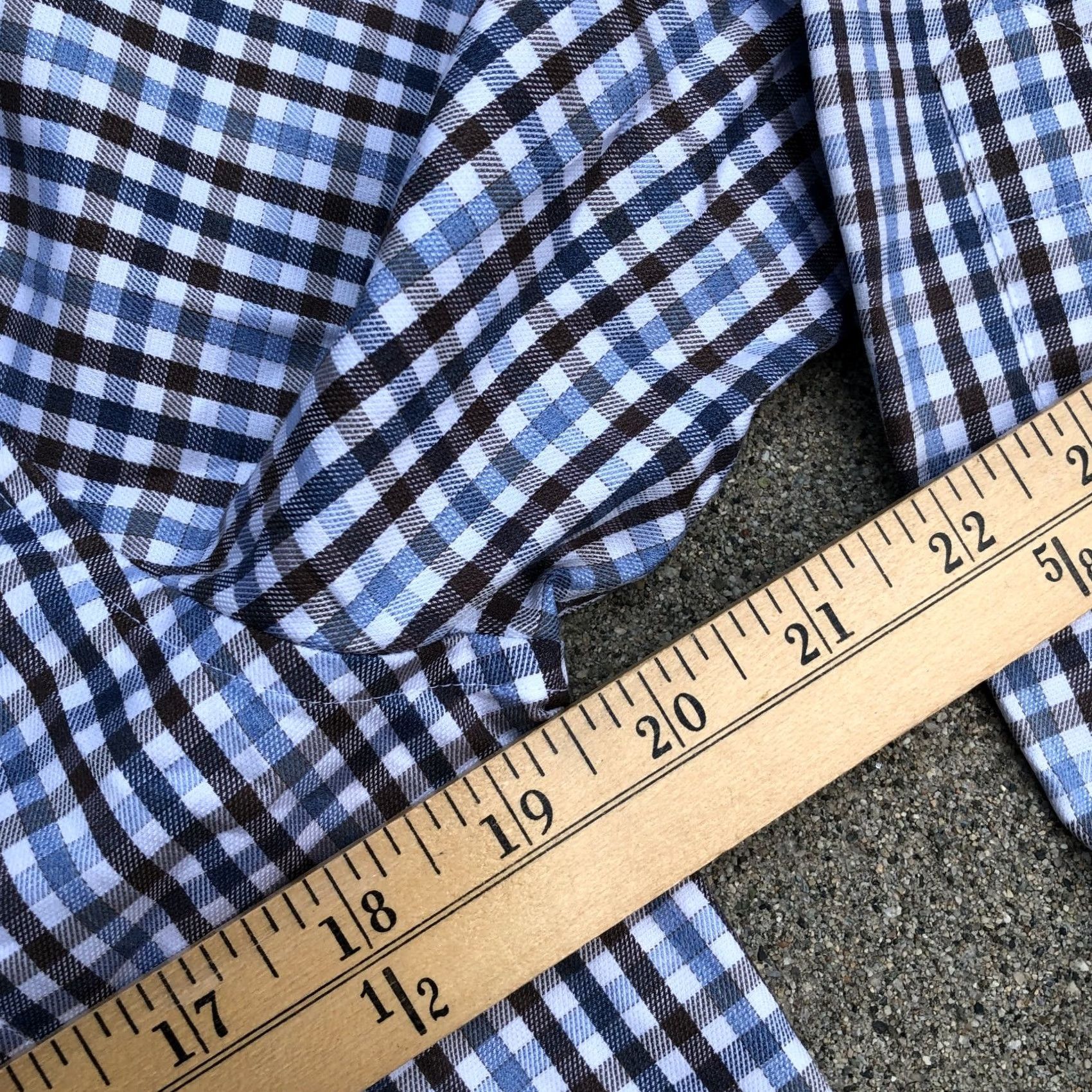 johnnie-O JOHNNIE-O Slim Fit Button Down Shirt Men's Small Plaid Long Sleeve Blue Top Size US S / EU 44-46 / 1 - 6 Thumbnail