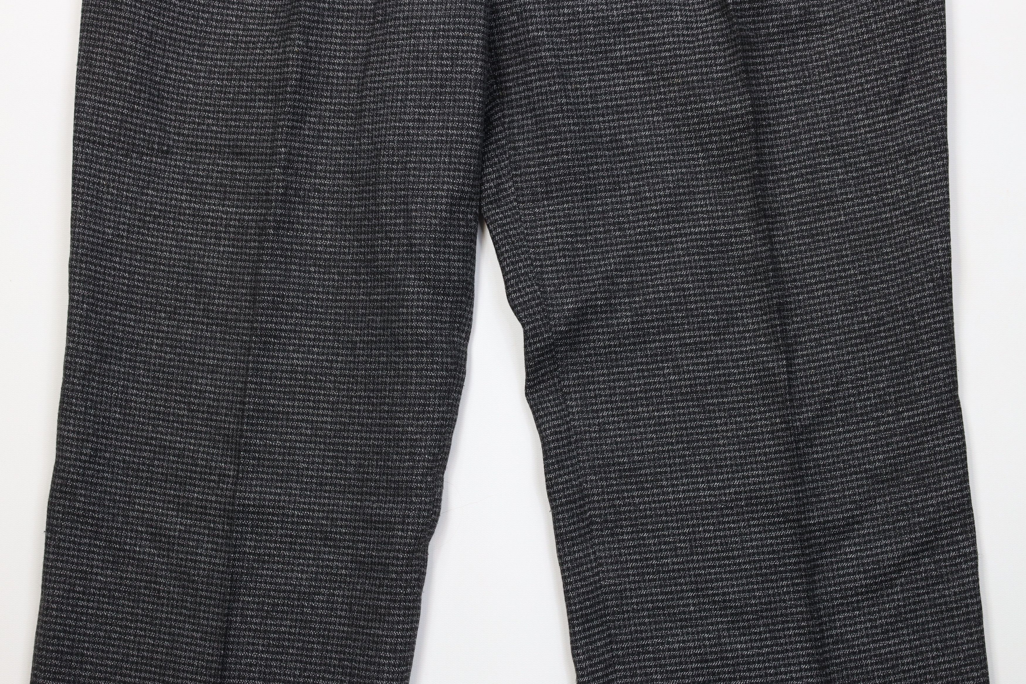 Vintage Vintage 90s Streetwear Knit Wide Leg Chino Pants Houndstooth Size US 32 / EU 48 - 3 Thumbnail