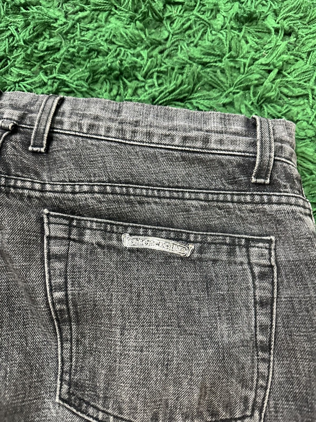 Chrome Hearts Chrome Hearts Black Red Patch Jeans Size US 34 / EU 50 - 16 Thumbnail