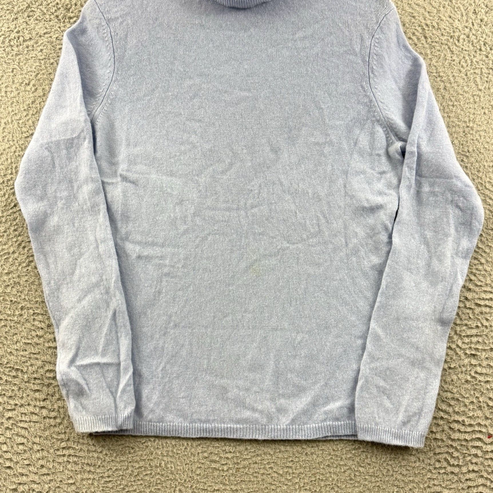 Vintage VINTAGE Cashmere Charter Club Luxury Sweater Women’s Medium Blue Knit Turtleneck Preppy Size M / US 6-8 / IT 42-44 - 2 Thumbnail