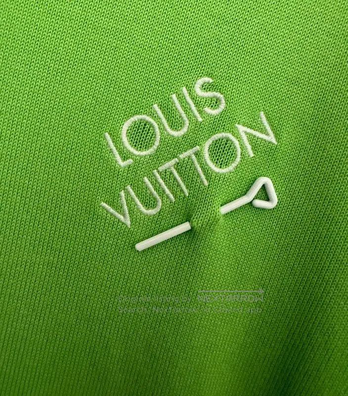Louis Vuitton Louis Vuitton Green Wool Embroidered Logo Sweater . Size US M / EU 48-50 / 2 - 3 Thumbnail