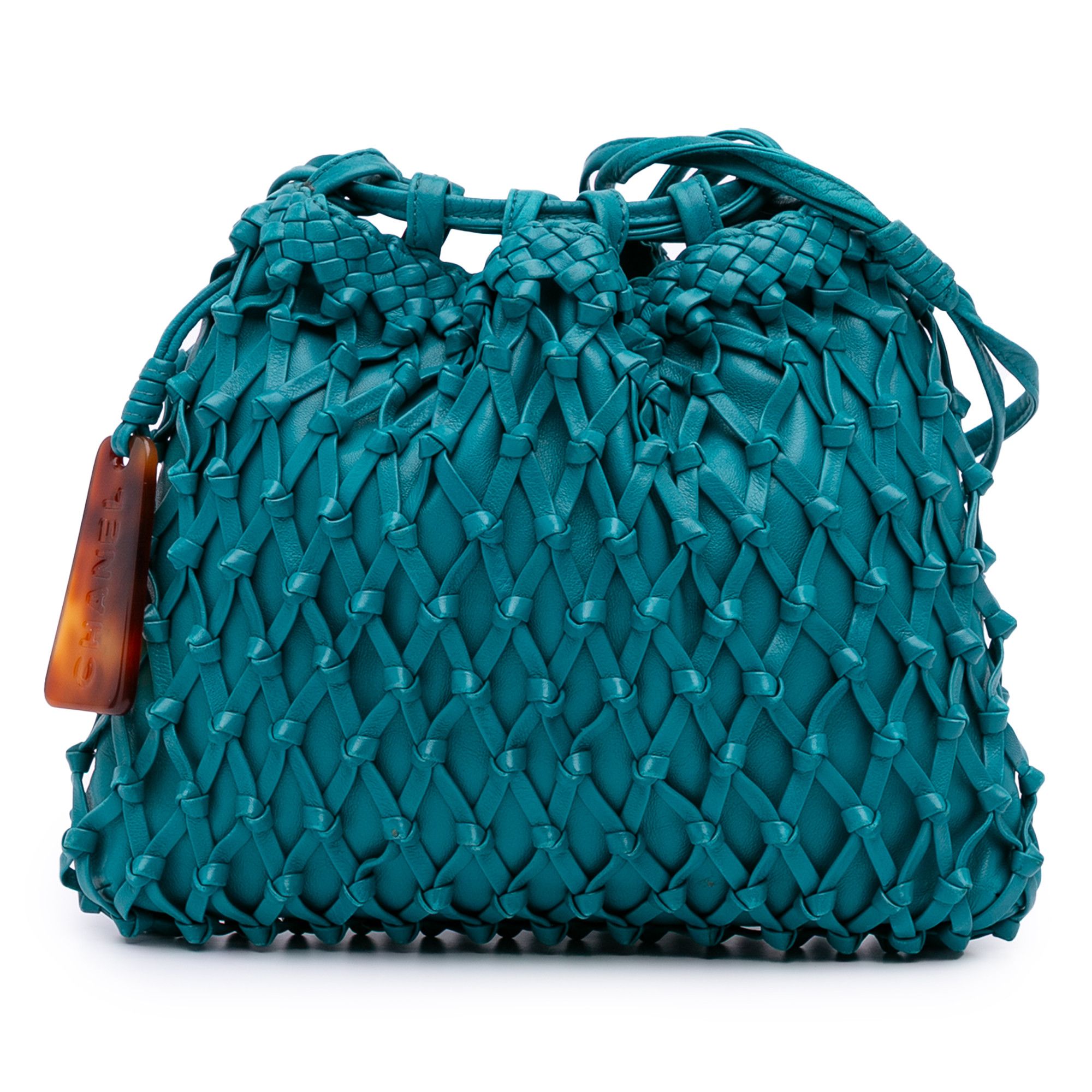 Chanel Chanel Woven Lambskin Drawstring Pouch Size ONE SIZE - 1 Thumbnail