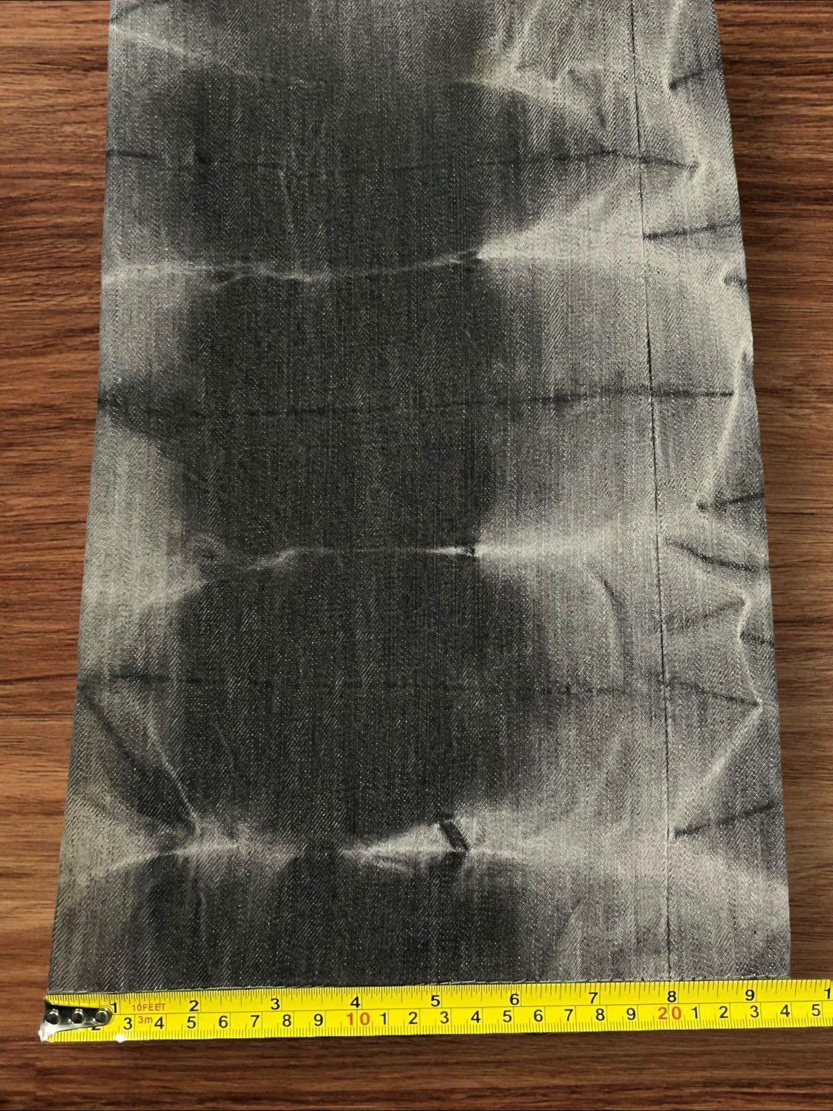 If Six Was Nine Semantic Design Gothic Studded Acid Wash Distress Flare Jean Size US 31 - 15 Thumbnail