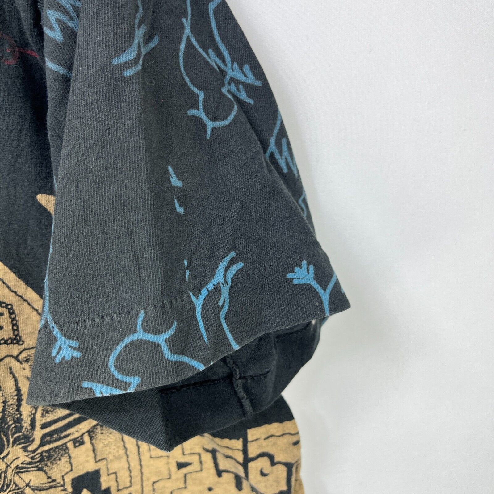 Vintage Vintage 90s Arizona Skull Native American AOP Large Faded Size US L / EU 52-54 / 3 - 5 Thumbnail