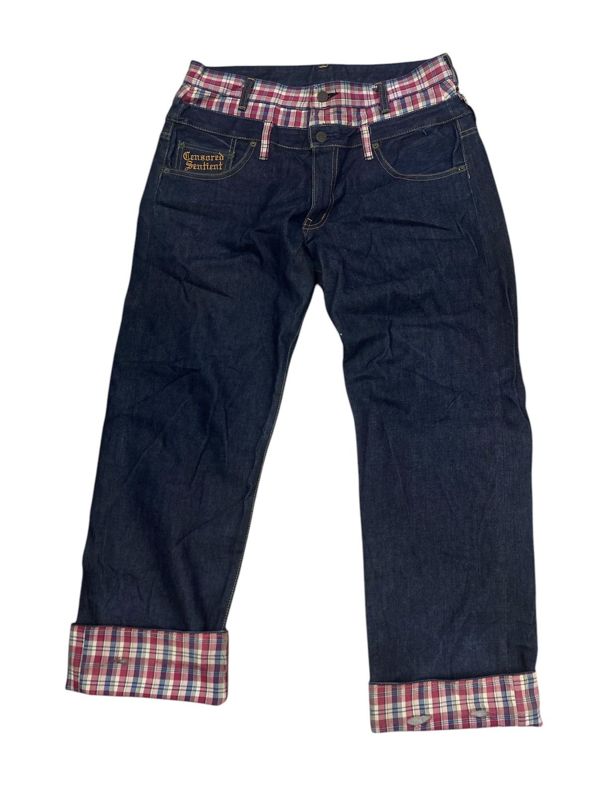 Japanese Brand Japanese Censored Sentient Jeans Size US 34 / EU 50 - 1 Thumbnail