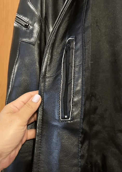 Other Urban leather jacket sz 48 / M Cen Keren France Size US M / EU 48-50 / 2 - 6 Thumbnail