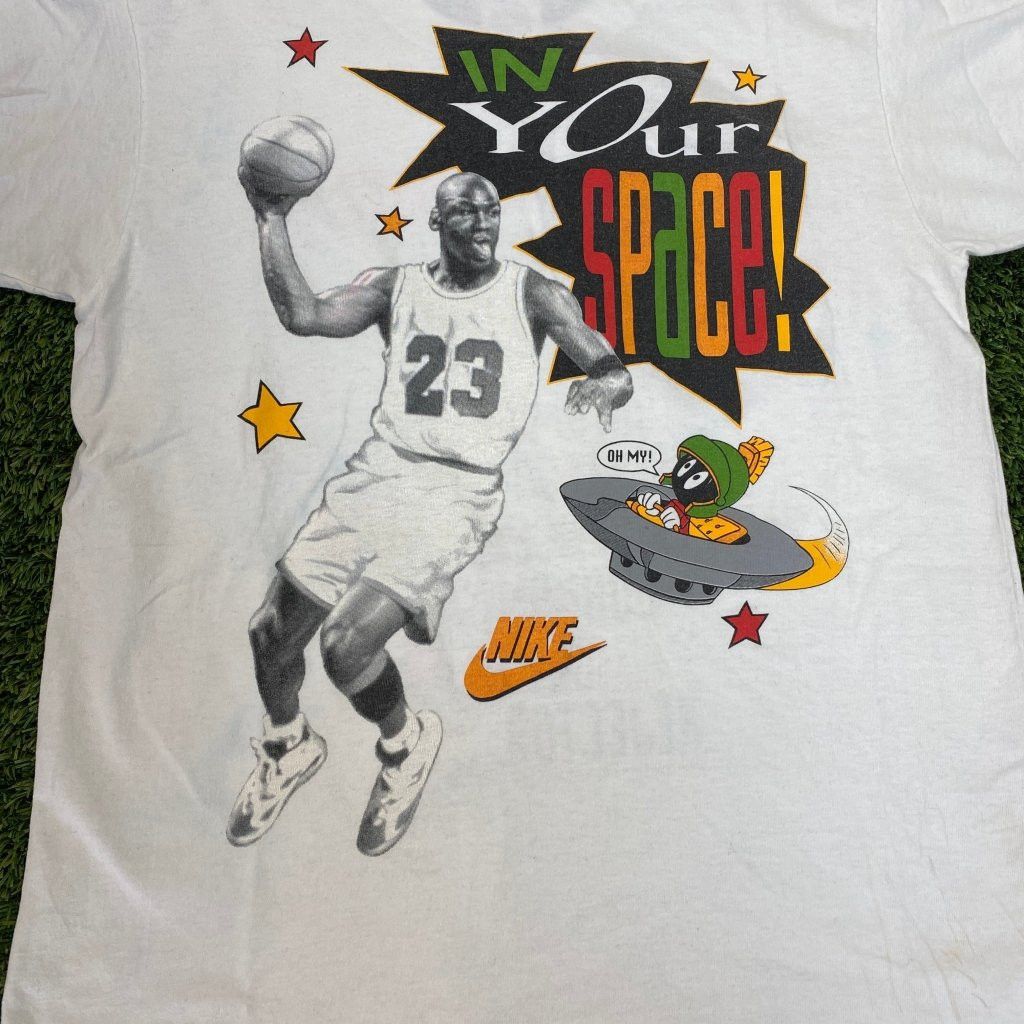 Nike Nike Vintage Jordan Space Jam Martian Shirt 1993 Size US M / EU 48-50 / 2 - 2 Thumbnail