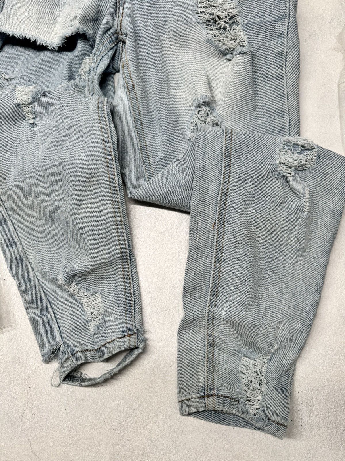 Other Vanilla Star Distressed High Rise Skinny Jeans W28 Y2K Size 28" / US 6 / IT 42 - 11 Thumbnail