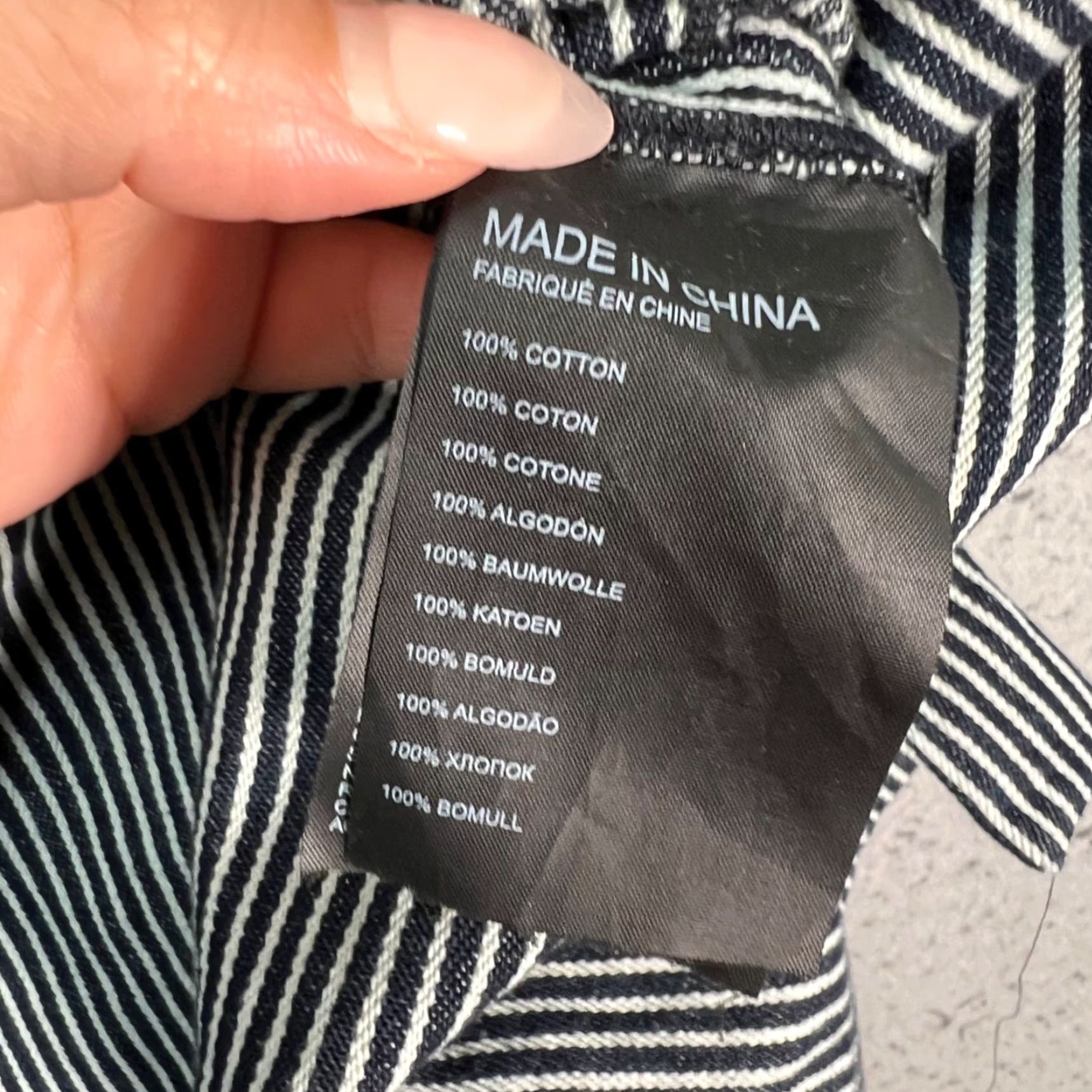 Club Monaco VINTAGE Club Monaco Skirt Womens 4 Black White Striped Knee Length Pencil Slit Cotton Casual Styled Womens Skirt Mens? Size 27" / US 4 / IT 40 - 4 Thumbnail