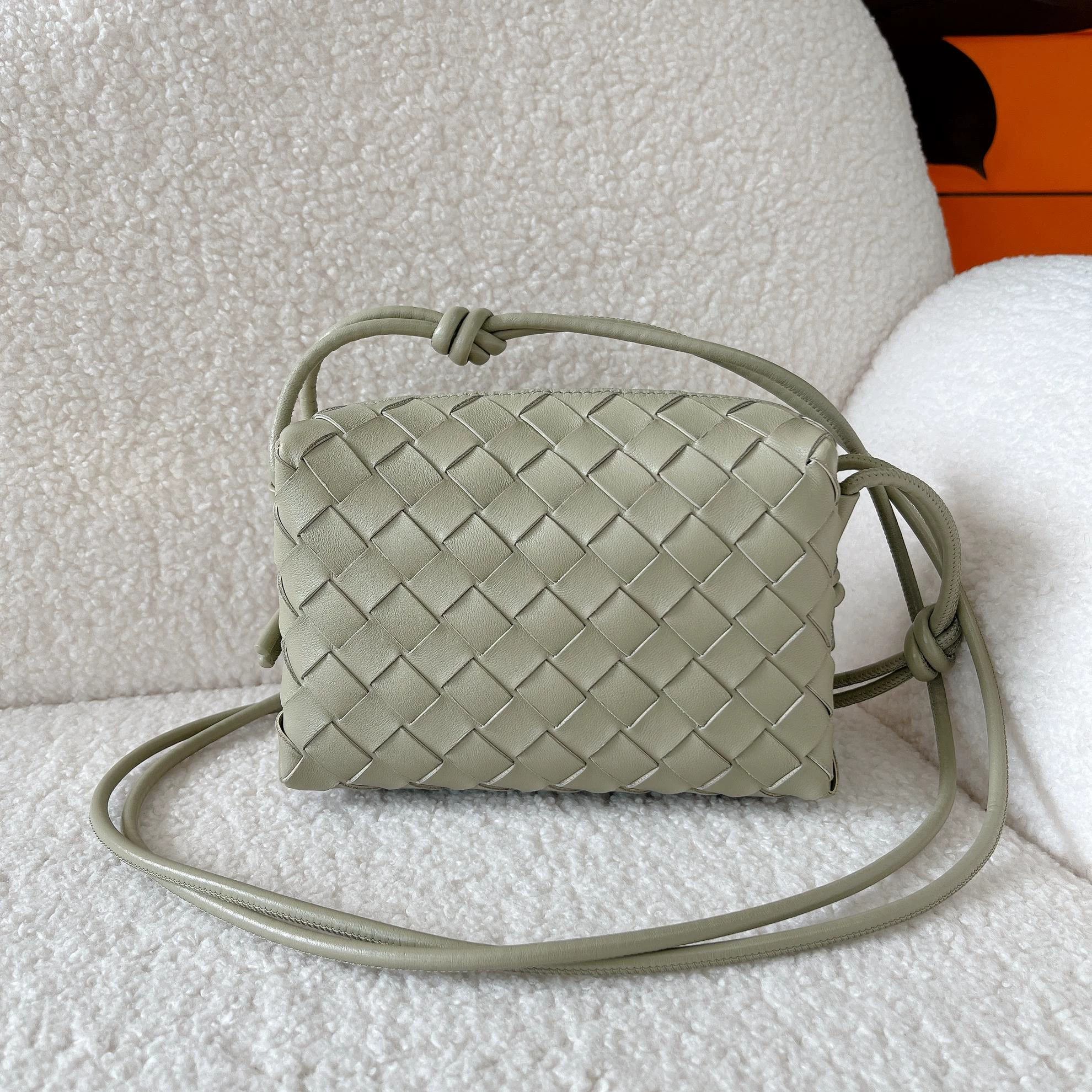 Bottega Veneta Bottega Veneta white woven camera bag Size ONE SIZE - 2 Thumbnail