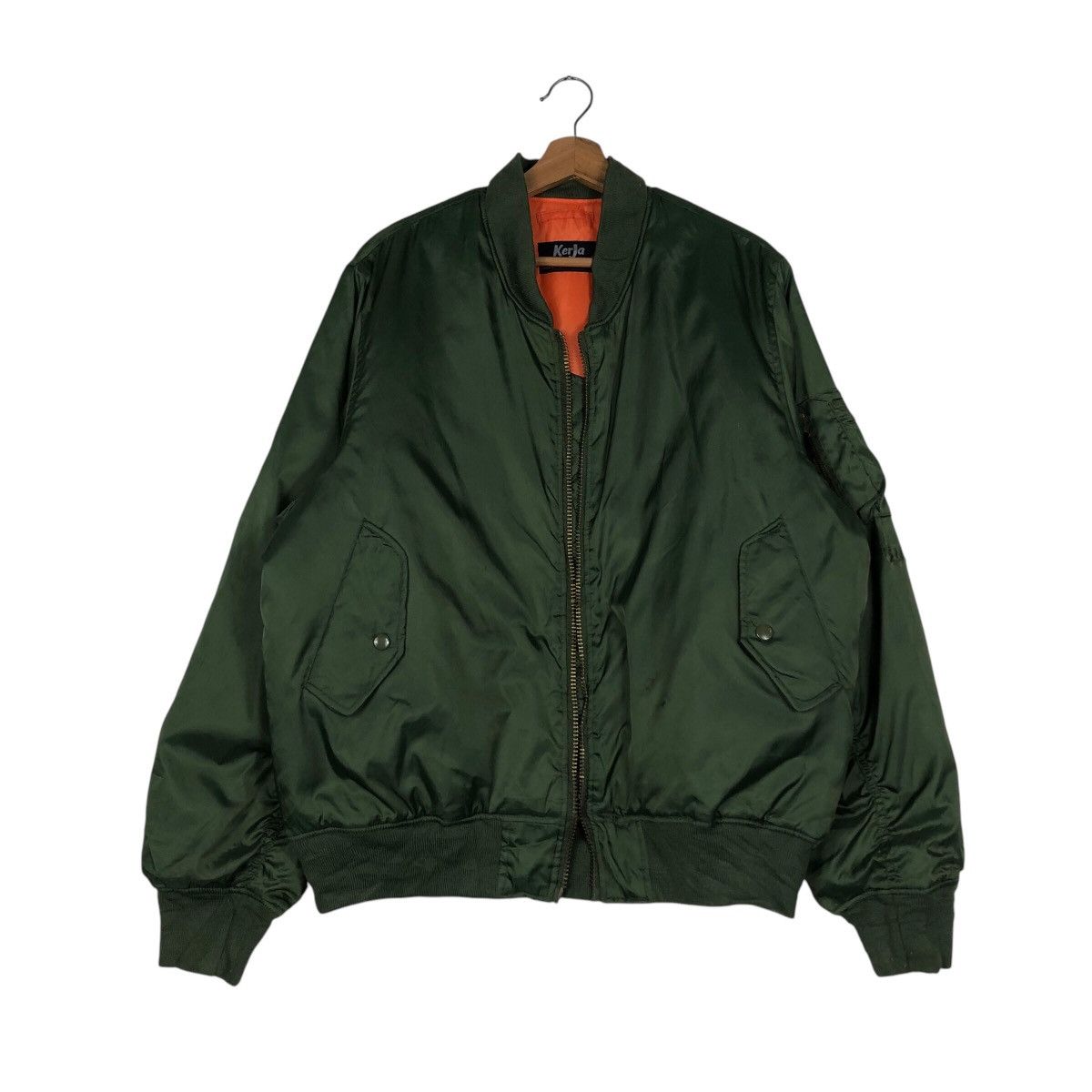 Japanese Brand 📌Vintage Bomber Jacket Biker Worker Kerja Issey Miyake Size US L / EU 52-54 / 3 - 2 Thumbnail