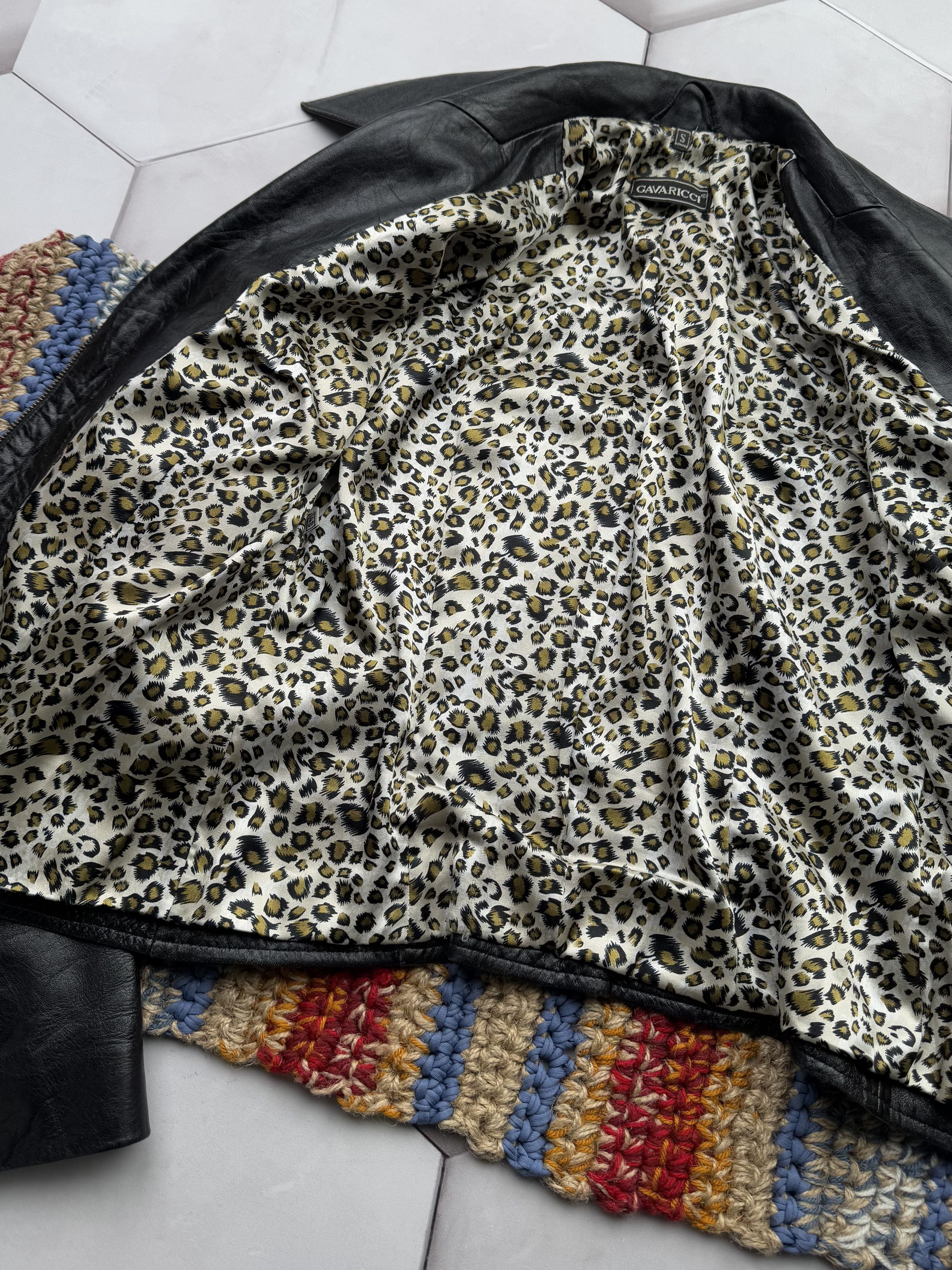 Japanese Brand Vintage Leather Cropped Jacket (E4) Size S / US 4 / IT 40 - 5 Thumbnail