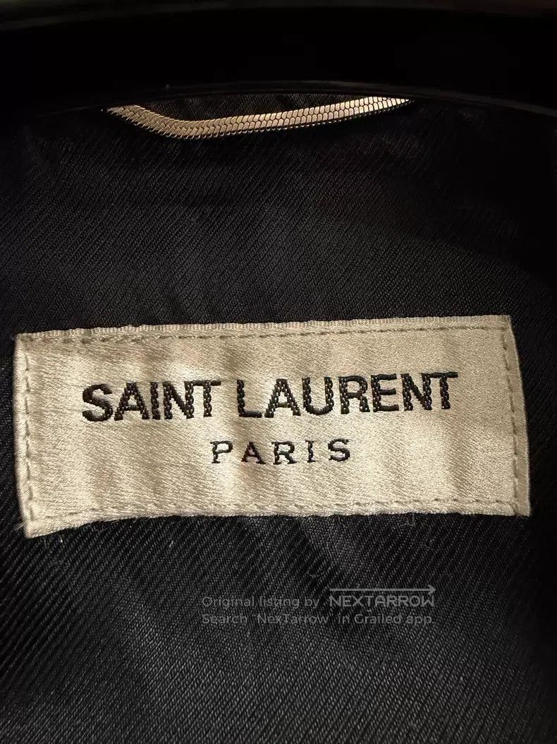 Saint Laurent Paris Saint Laurent Paris Sheepskin Beetle Leather Jacket Size US M / EU 48-50 / 2 - 2 Thumbnail