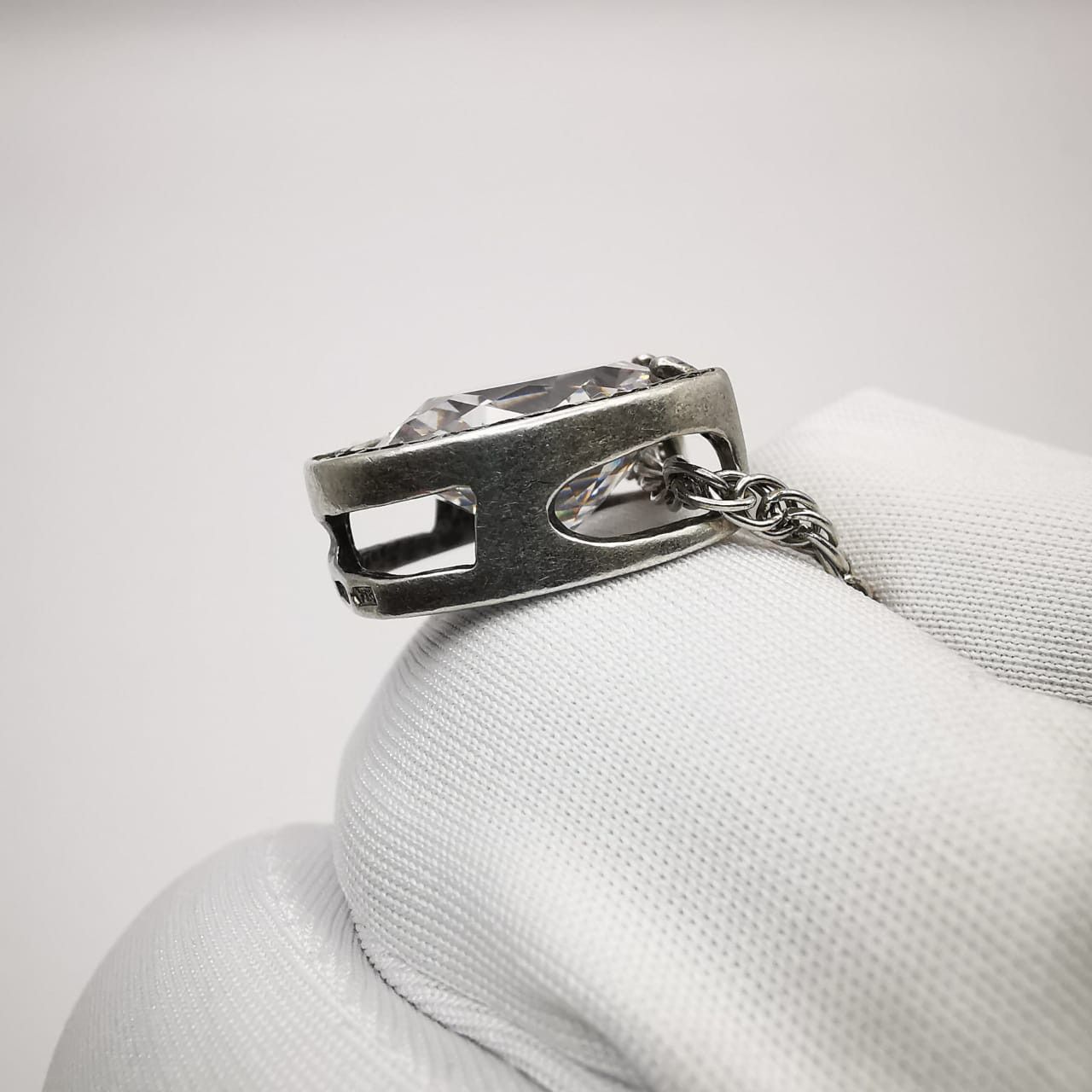 Sterling Silver × Vintage Vintage Lucky Pendant 925 sterling silver, Cubic Zirconia Size ONE SIZE - 7 Thumbnail