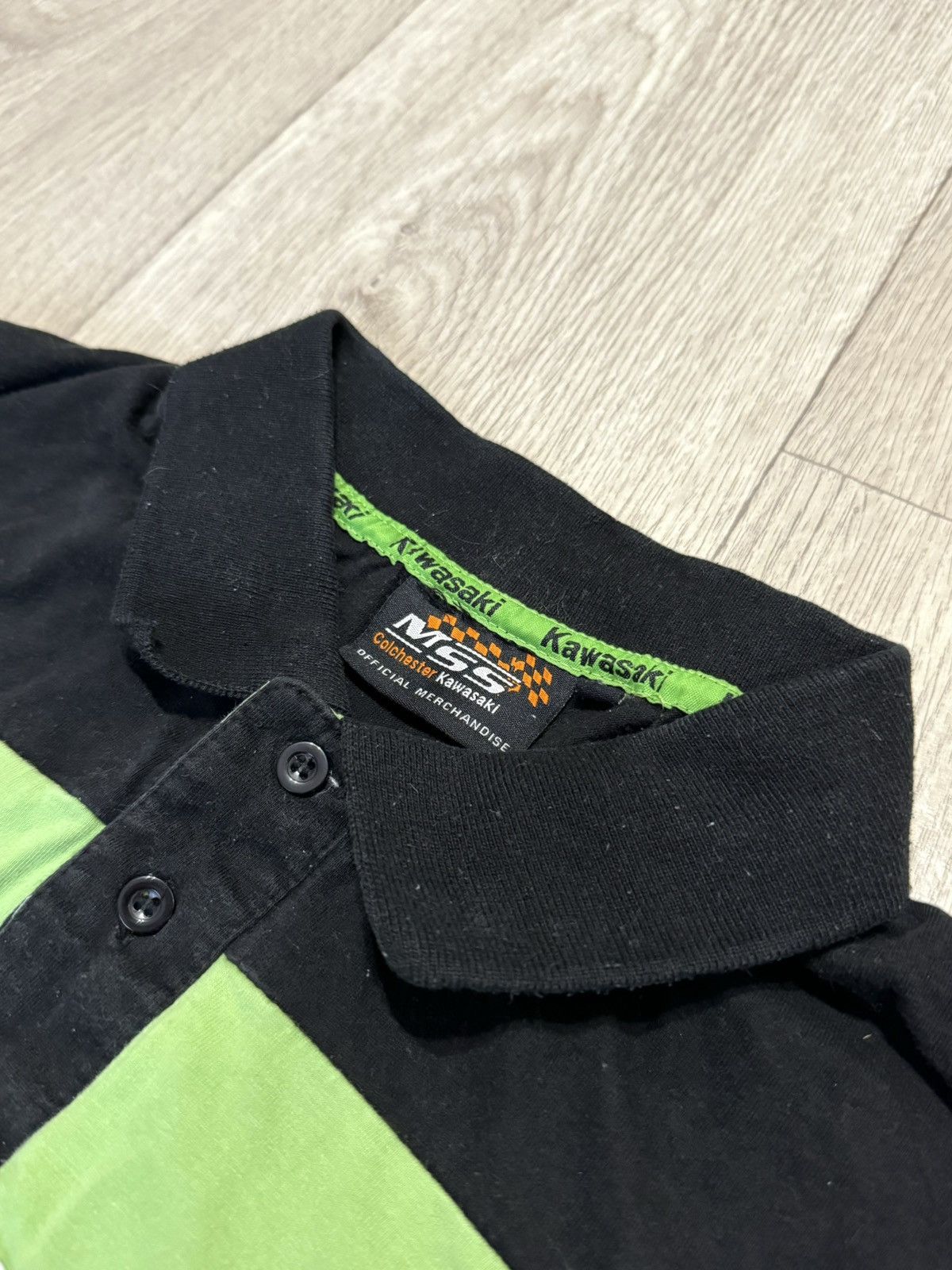 Vintage 🔷Vintage Kawasaki Racing Polo 90s🔷 Size US L / EU 52-54 / 3 - 5 Thumbnail