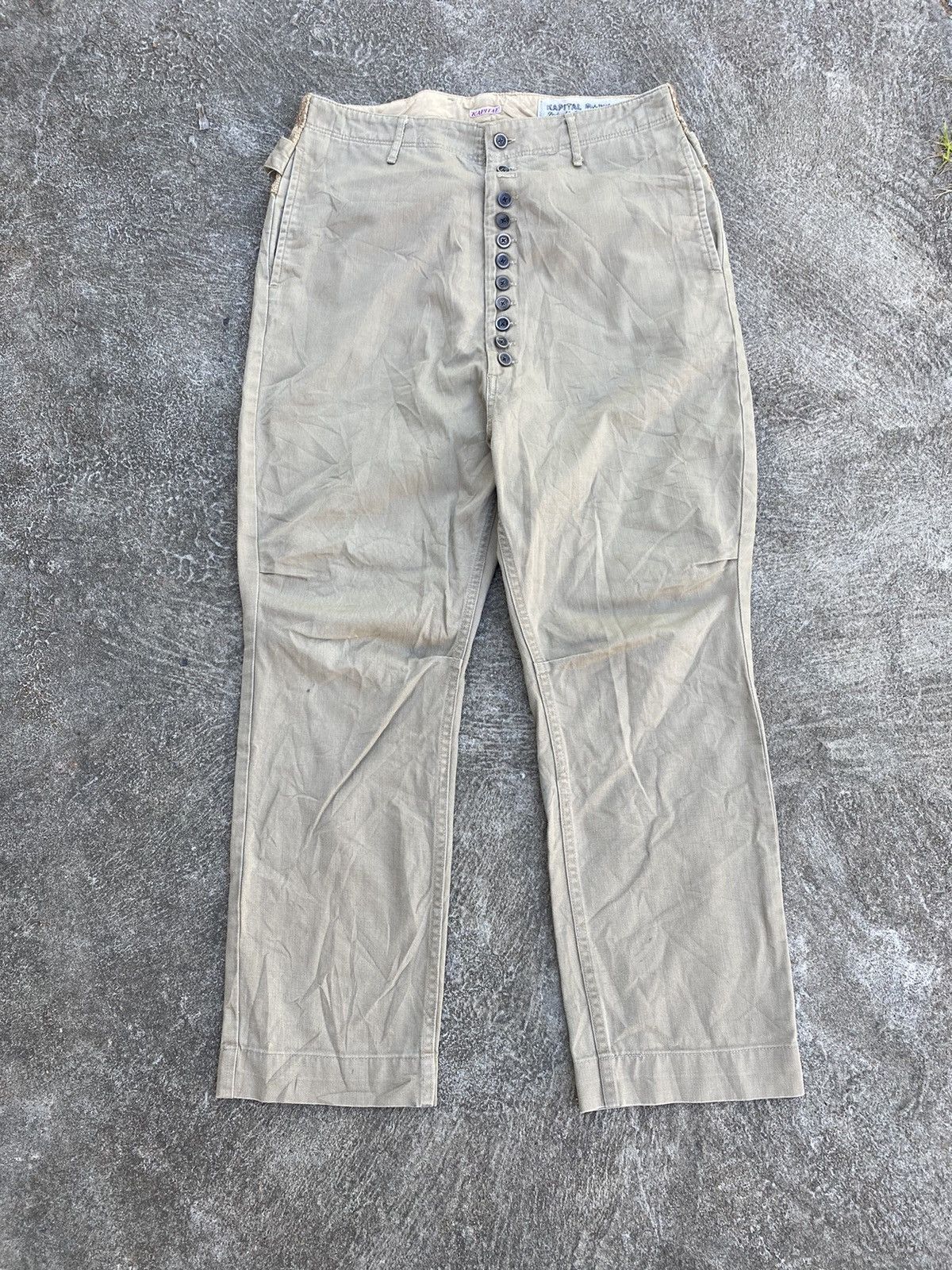 Japanese Brand × Kapital × Vintage Kapital Pants Button Full Size US 32 / EU 48 - 1 Thumbnail