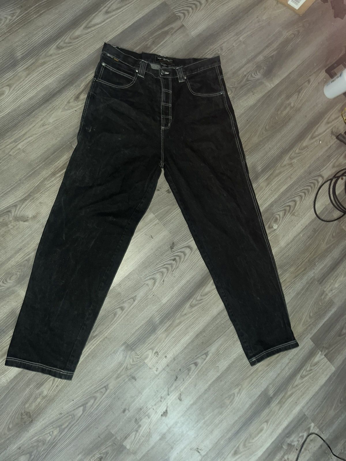 Southpole BAGGY BLACK MOFATT BAGGY DENIM JEANS -38x34 Size US 38 / EU 54 - 1 Thumbnail