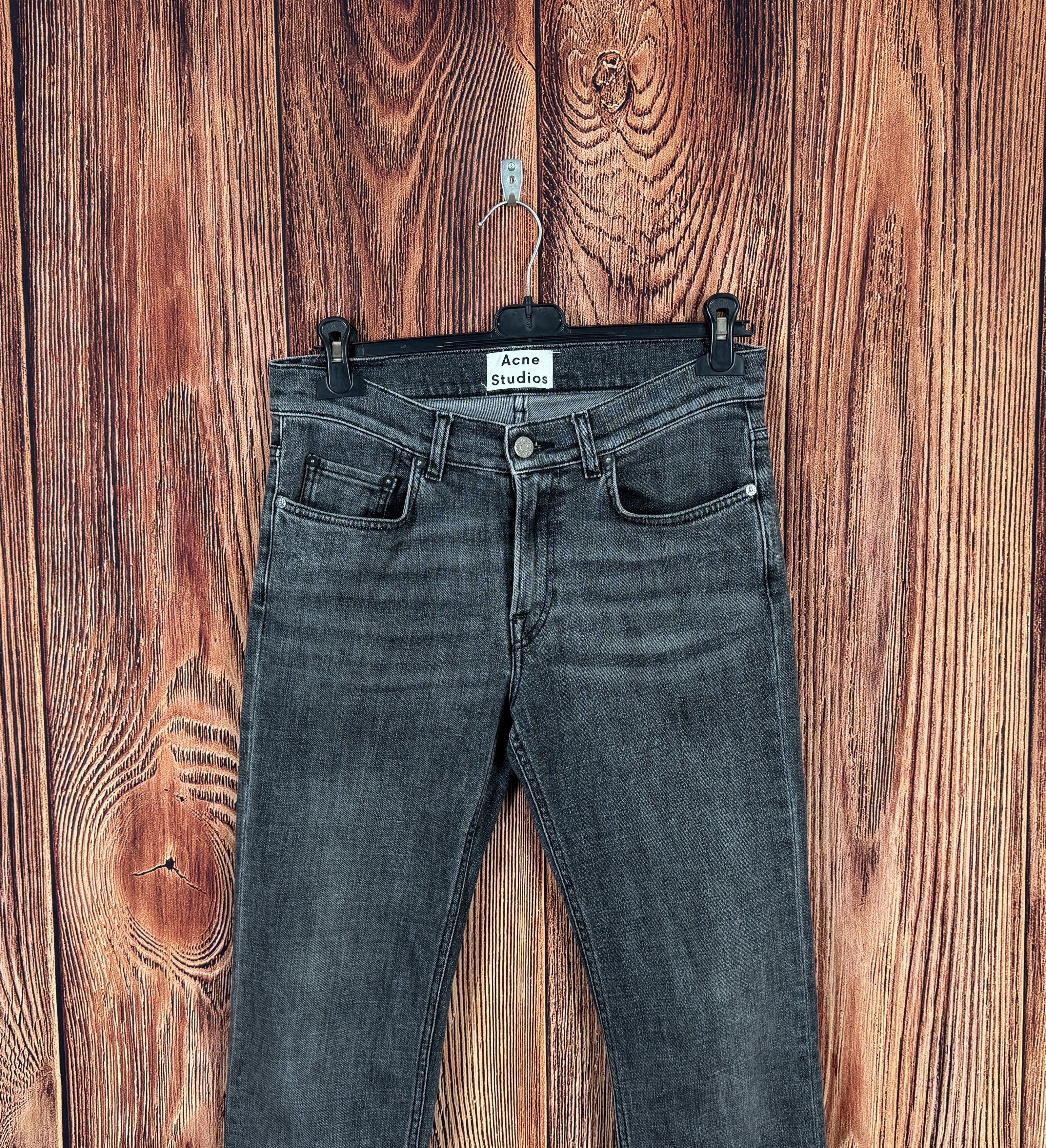 Acne Studios ACNE Studios Ace Eighties Black Denim Jeans W29 L32 Size US 29 - 4 Thumbnail