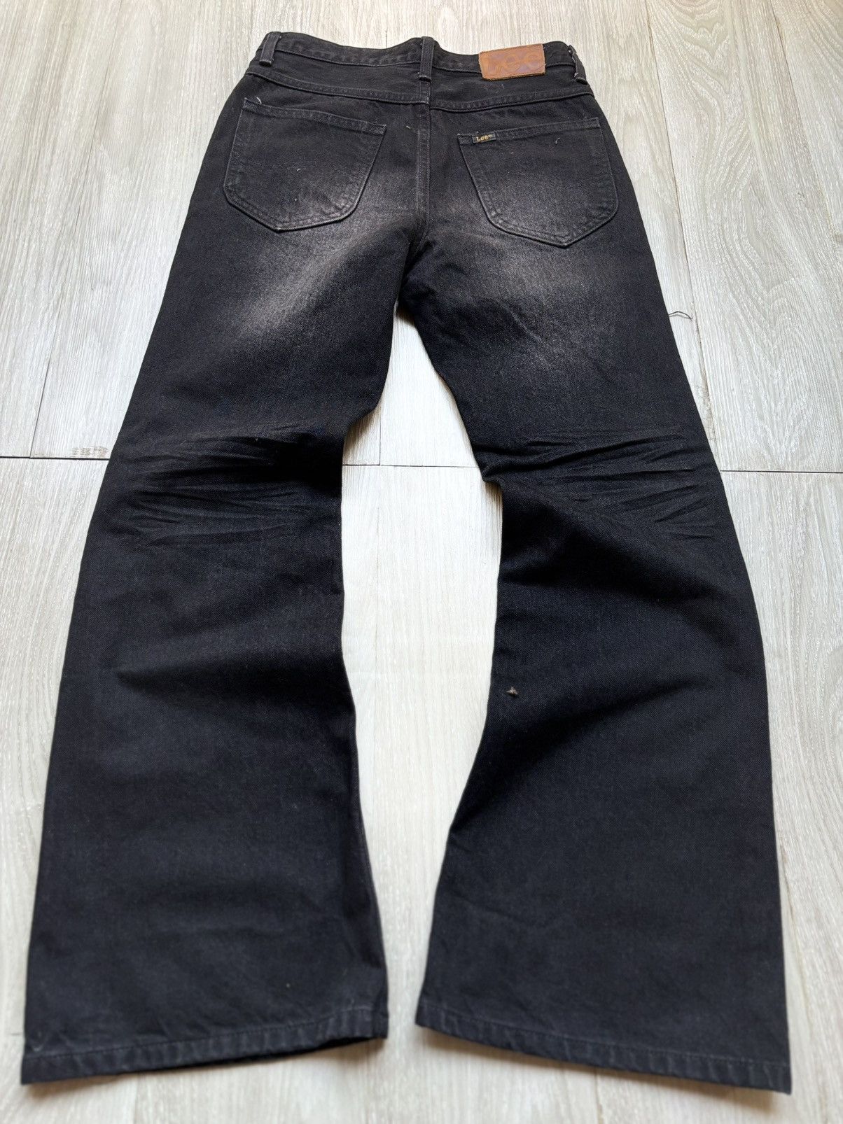 Japanese Brand LEE distressed flare jeans Size US 27 - 5 Thumbnail