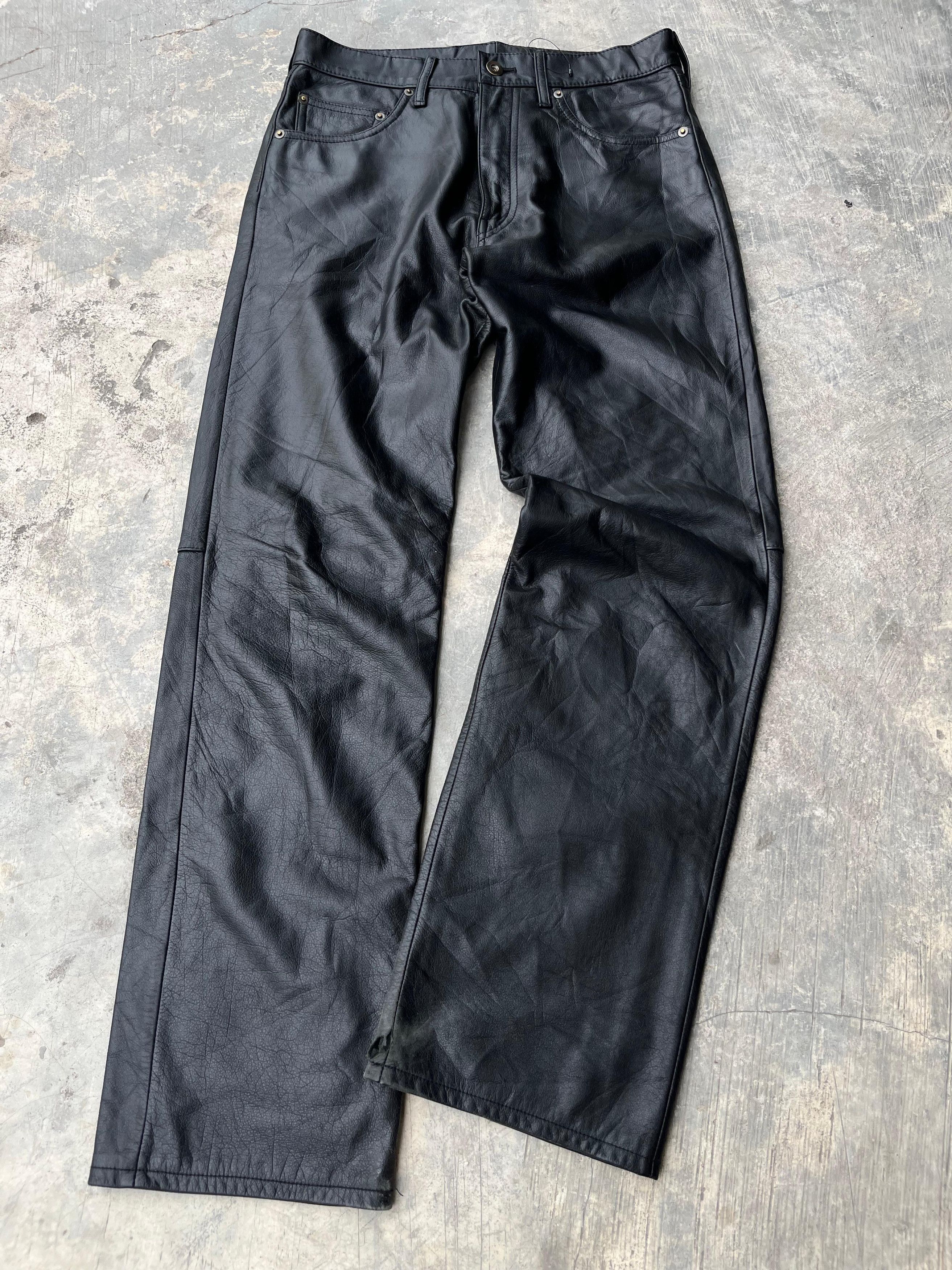 Tornado Mart Tornado Mart Leather Pants Size US 29 - 2 Thumbnail