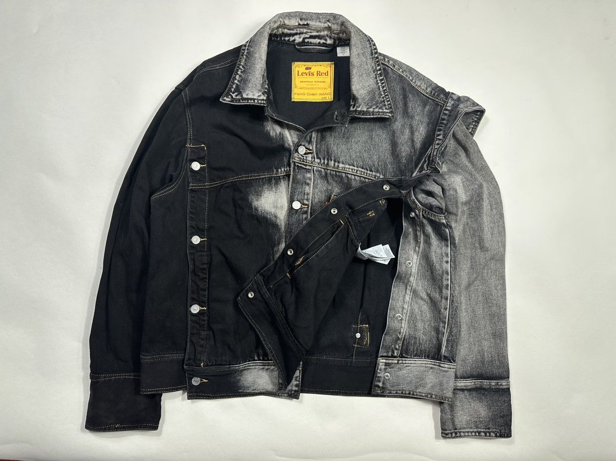 Feng Chen Wang × Levi's FENG CHEN WANG Blue & Black Levi's Edition Denim Oversized Size US L / EU 52-54 / 3 - 12 Thumbnail