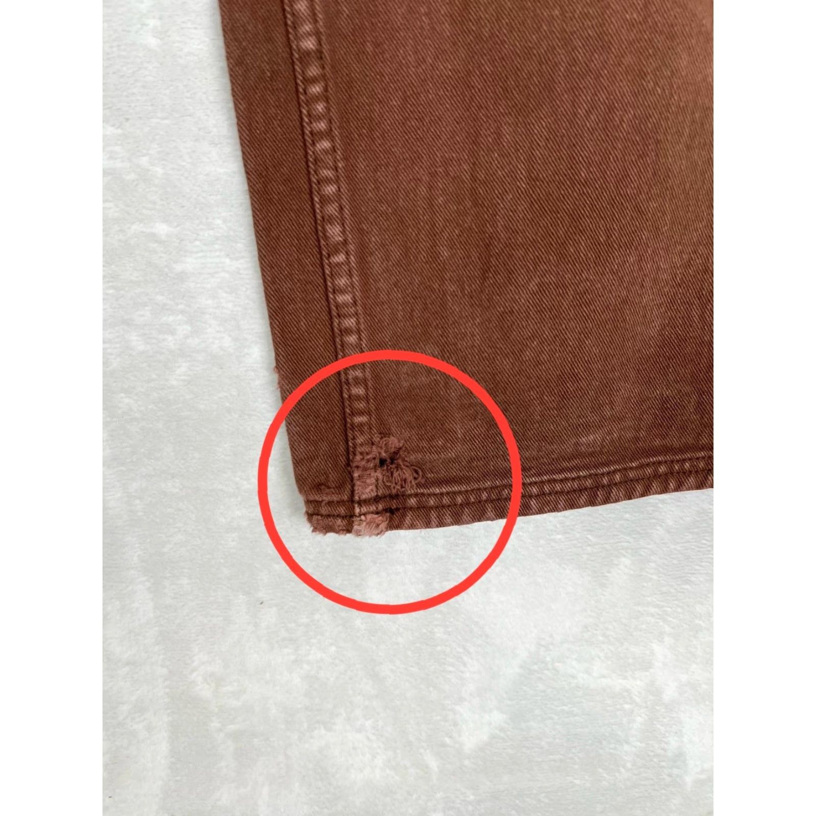 Pacsun PacSun Jeans Womens 22 Ultra High Rise Flare Carpenter Brown Denim Cargo Jeans Women Size 40" / US 18 - 2 Thumbnail