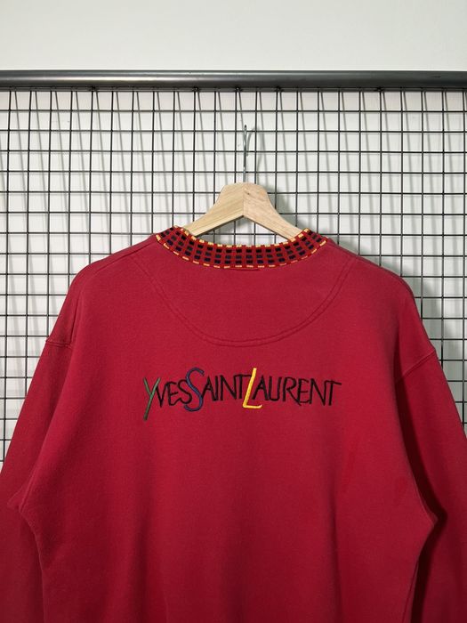 Vintage saint hot sale laurent sweatshirt