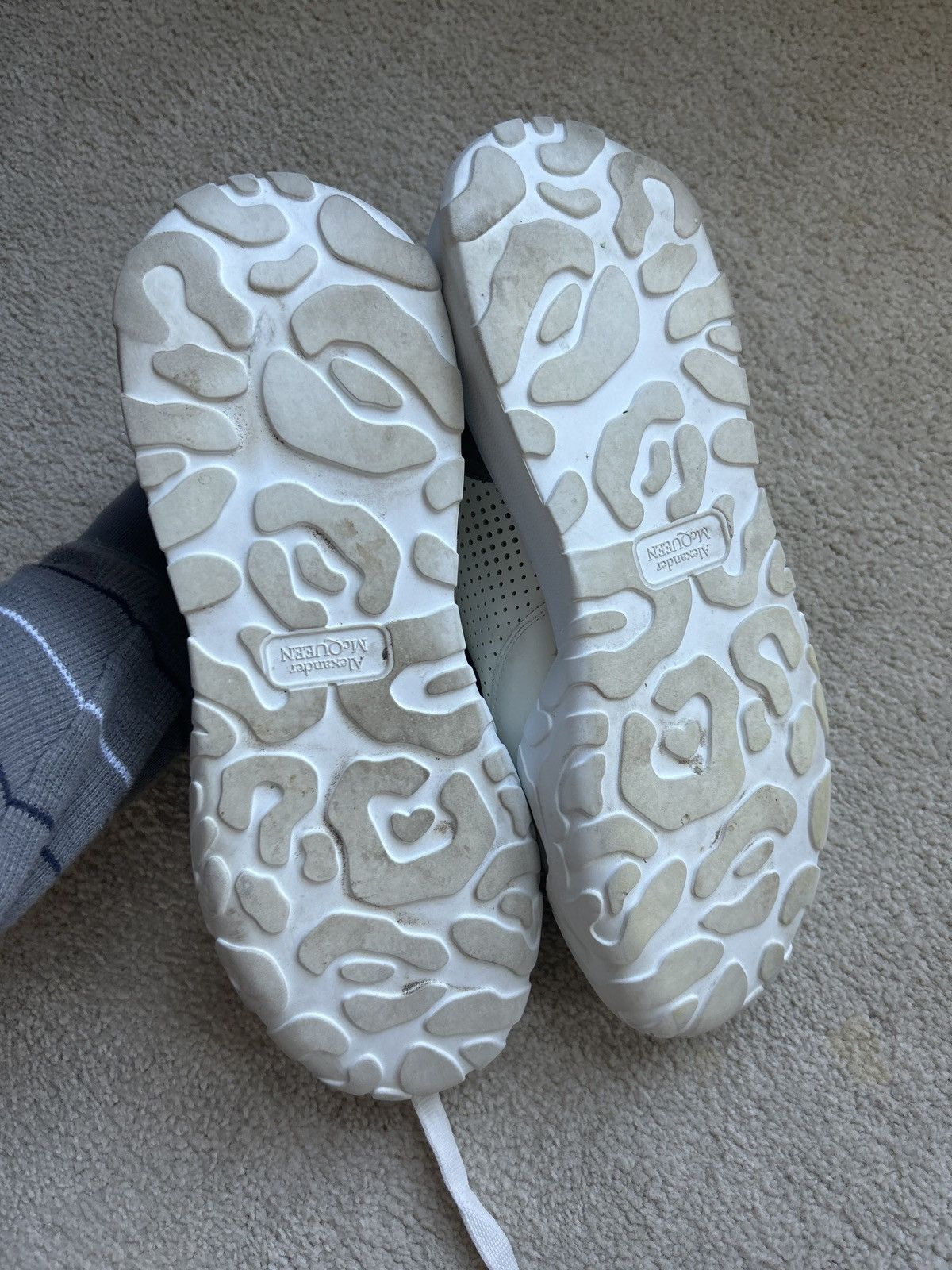 Alexander McQueen Alexander McQueen Perforated Court Sneakers Size US 8.5 / EU 41-42 - 8 Thumbnail