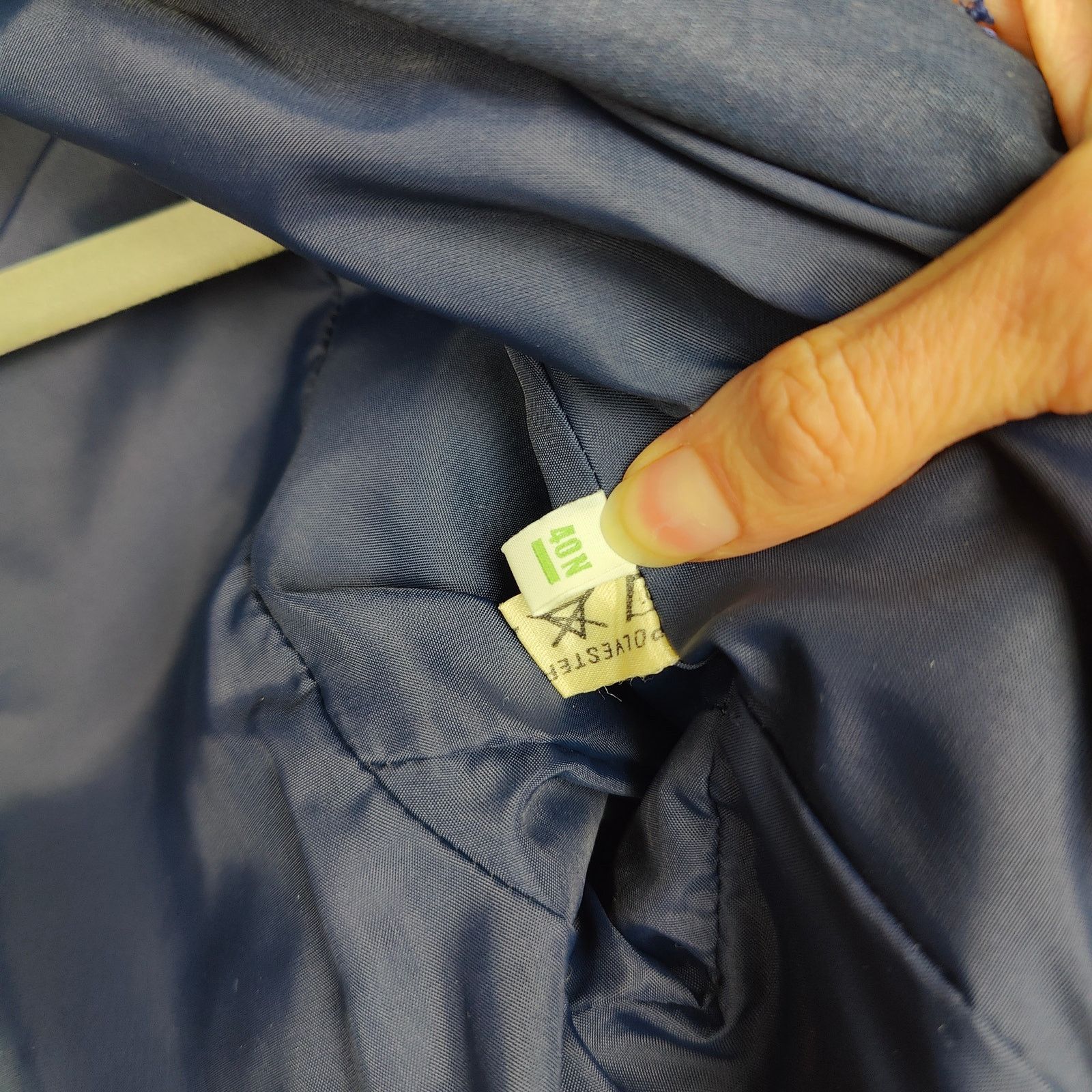 Other Vintage 1960s Akylon Paris Trench Coat Womens 40 US 8 BLue Size M / US 6-8 / IT 42-44 - 8 Thumbnail