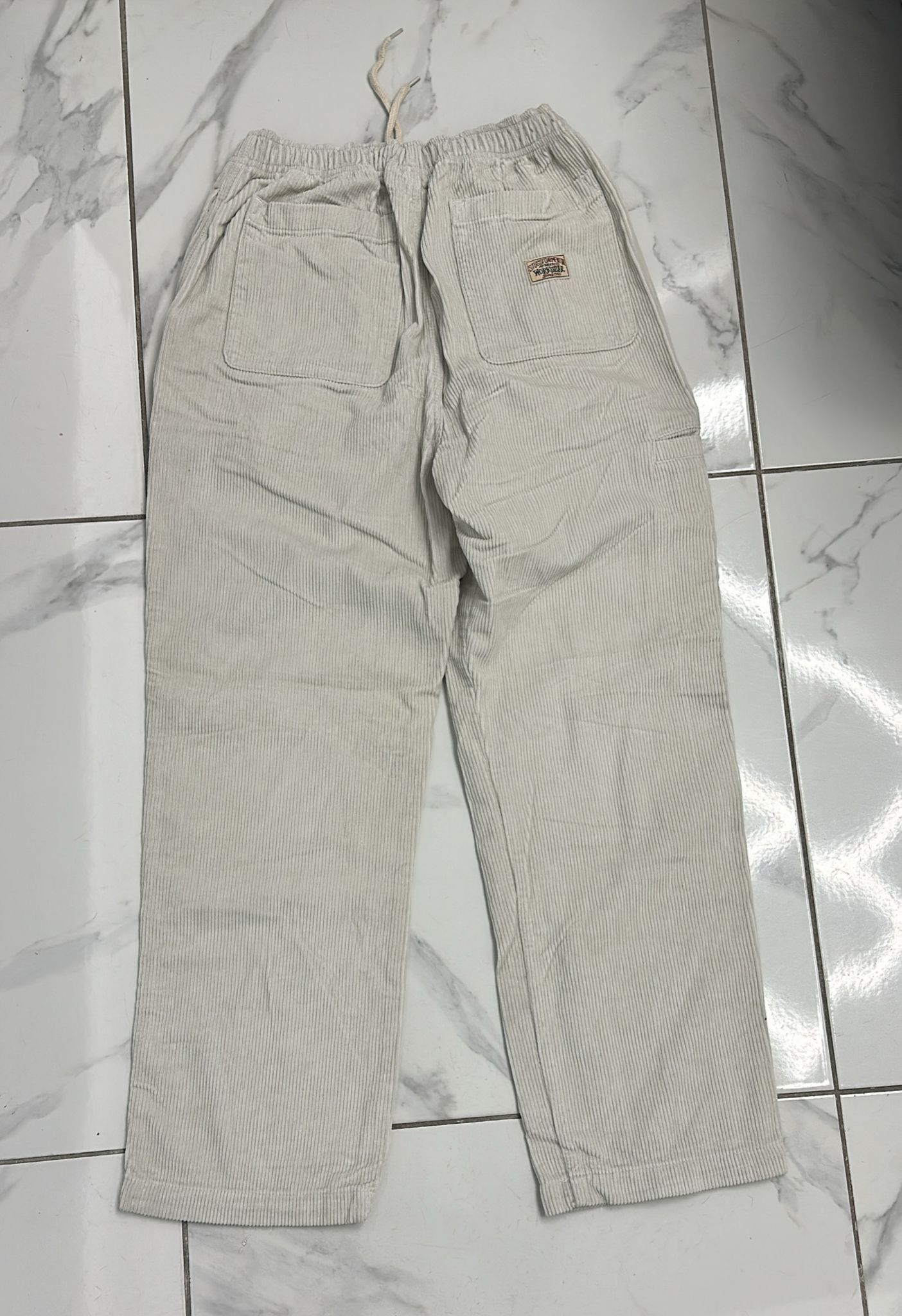 Stussy Stussy Wide Wale Corduroy Beach Pant Bone Size Medium Size US 32 / EU 48 - 1 Thumbnail