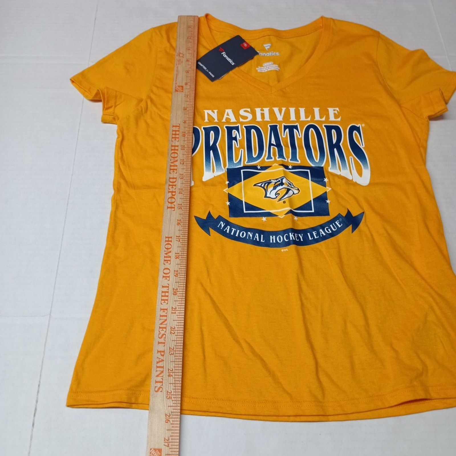 Other Nashville Predators T-Shirt Women's Size M Gold Fanatics NHL Size M / US 6-8 / IT 42-44 - 5 Thumbnail