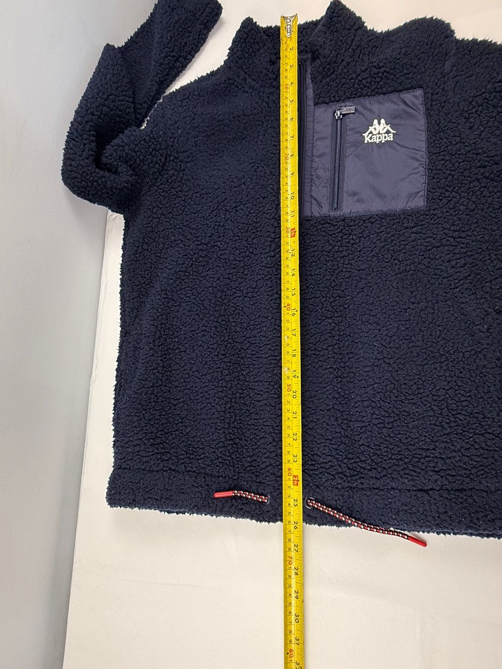 Kappa Kappa Iris Navy Fleece Quarter-Zip Sweatshirt Men Size S Size US S / EU 44-46 / 1 - 12 Thumbnail