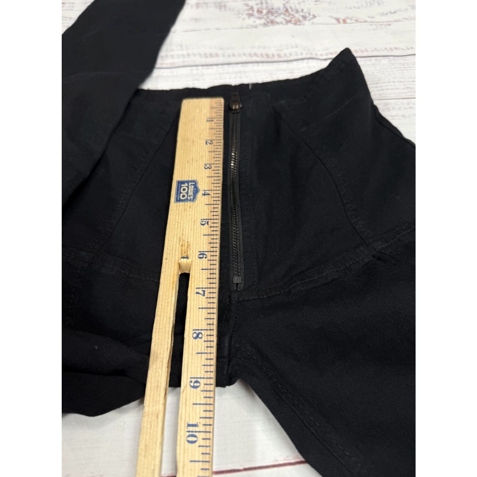 Vintage Prairie Underground Black Pants Front Zip Slim Ankle XS NWT Womens Jeans Cotton Denim Slimming Closure Zip Size 26" / US 2 / IT 38 - 4 Thumbnail
