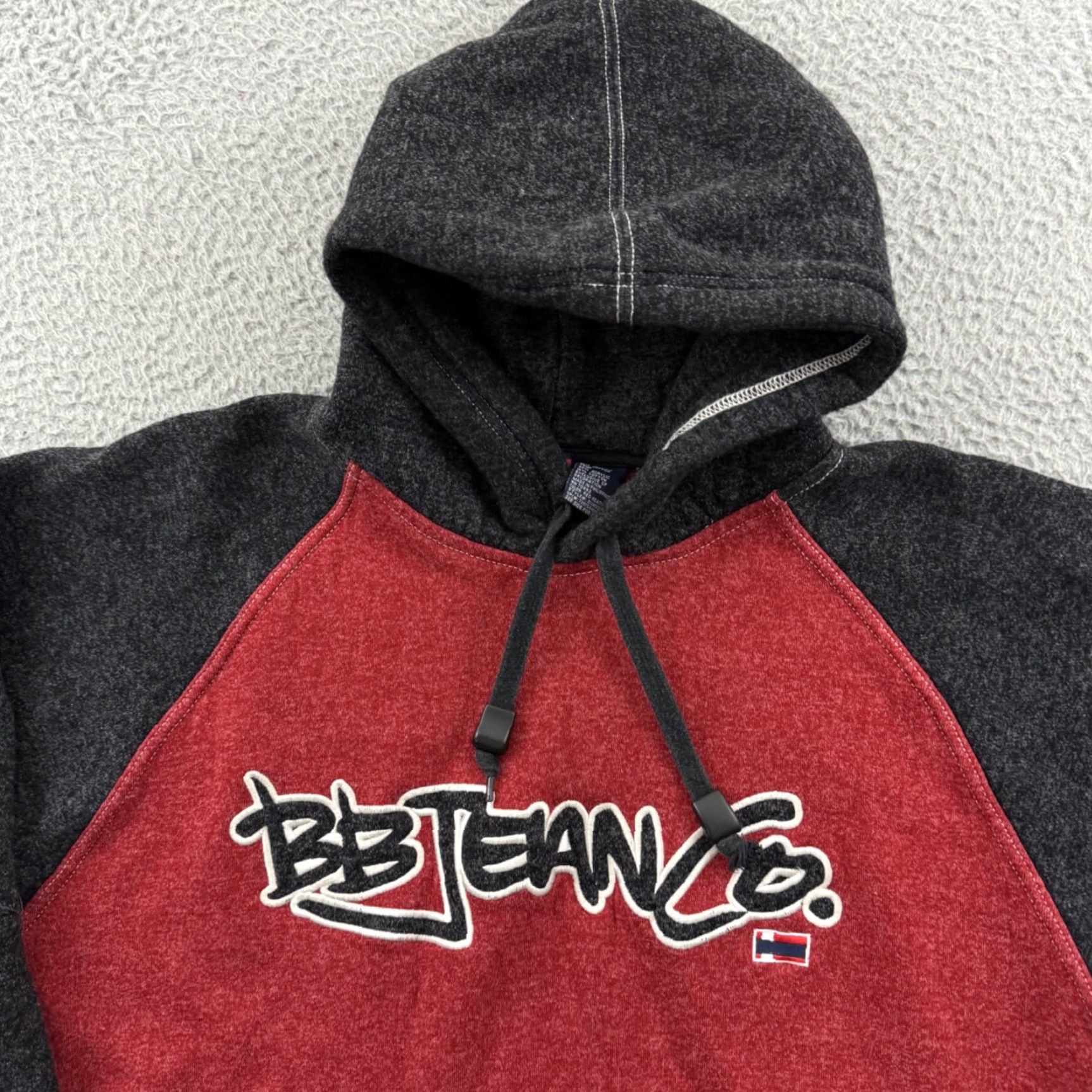 Bugle Boy VINTAGE Bugle Boy Sweatshirt Mens M Red 90s Long Sleeve Hoodie Hip Hop Y2K Sweatshirt Size US M / EU 48-50 / 2 - 3 Thumbnail