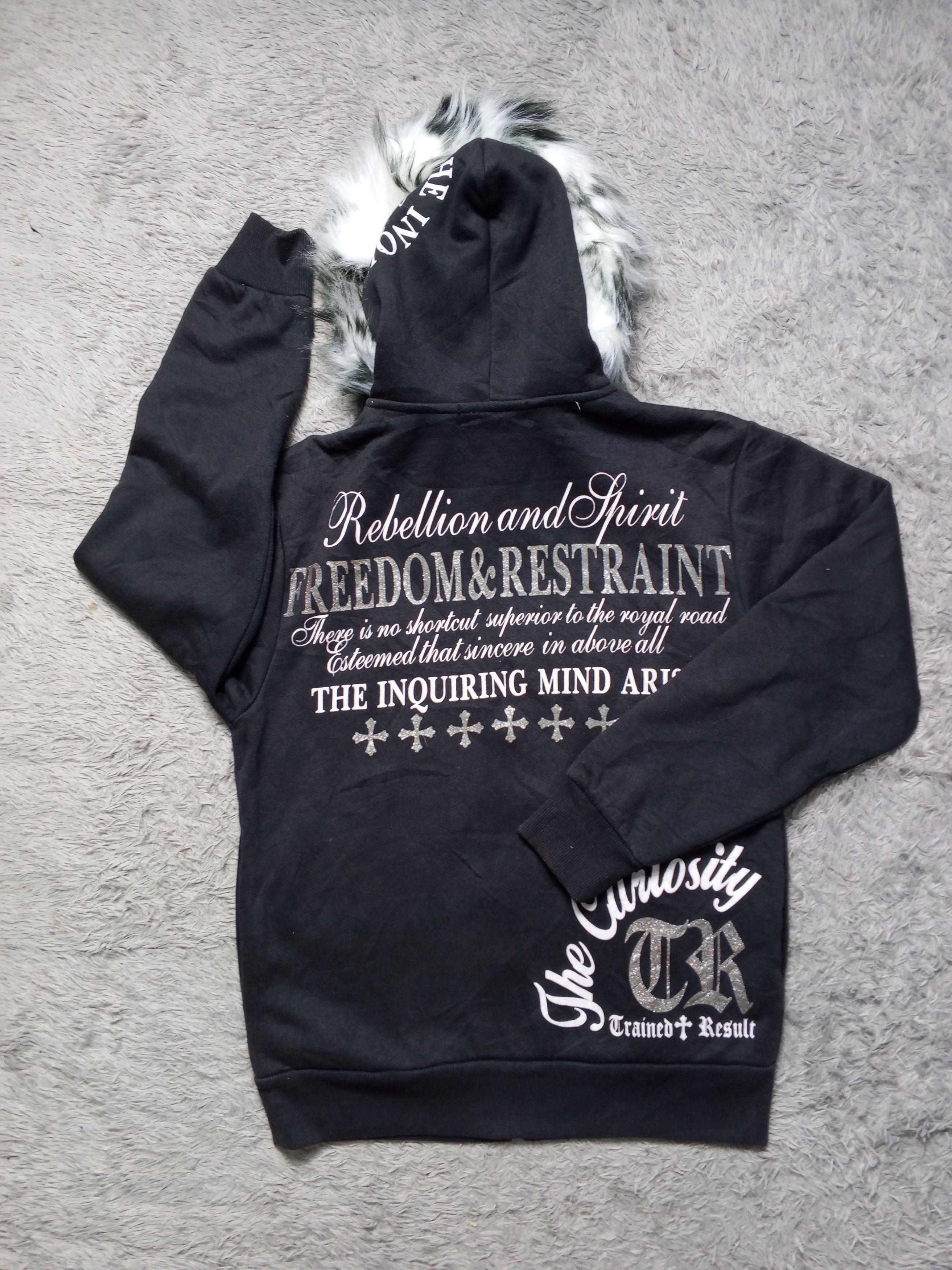 Japanese Brand Crazy Faded Cross Wild Life Japan Zip Hoodie Size US M / EU 48-50 / 2 - 2 Thumbnail