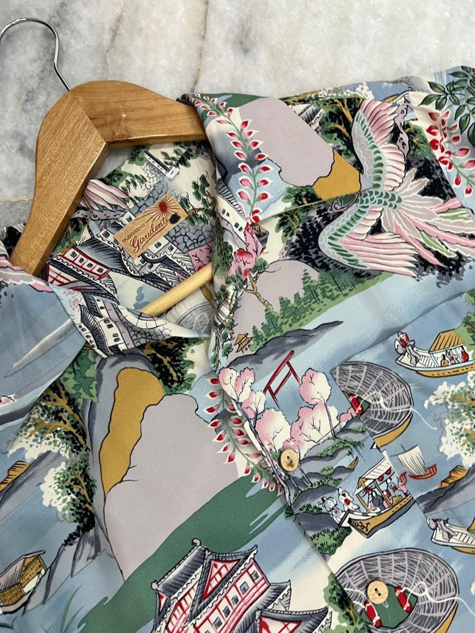 Japanese Brand Splendessimo Gautende Rayon Hawaiian Shirt Size US S / EU 44-46 / 1 - 6 Thumbnail
