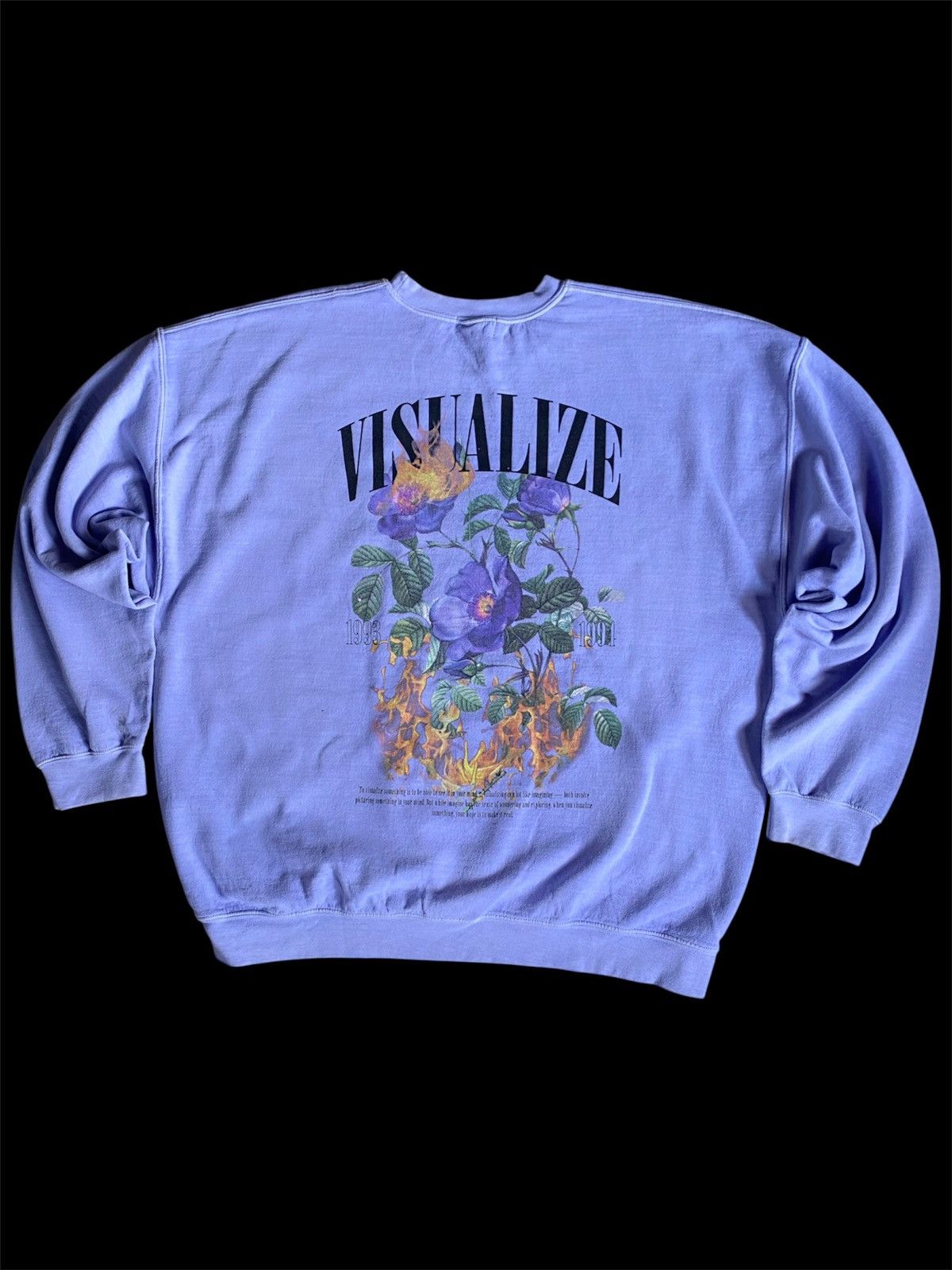 Asos Topman Crewneck Sweatshirt Visualize Size US L / EU 52-54 / 3 - 1 Thumbnail