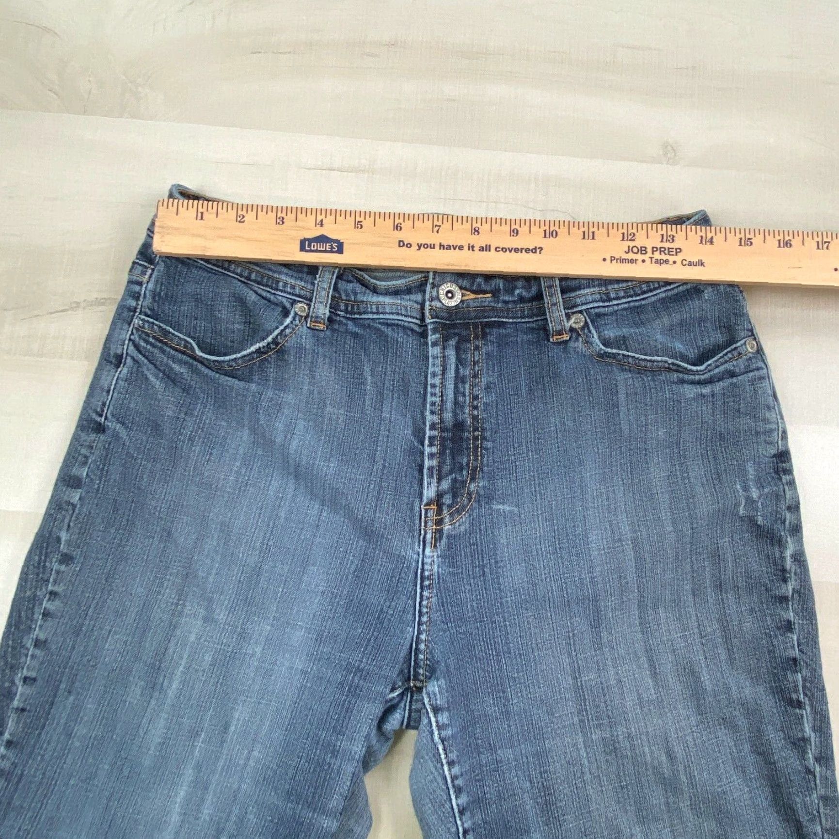 Vintage Chicos Womens Cropped Jeans 6 Medium Wash Denim Size 28" / US 6 / IT 42 - 6 Thumbnail