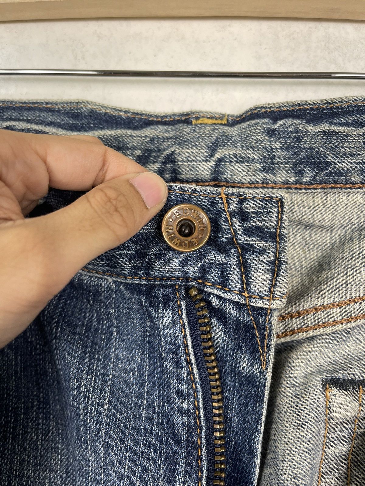 Edwin Vintage Edwin 505ZX Selvedge Denim Size US 34 / EU 50 - 14 Thumbnail