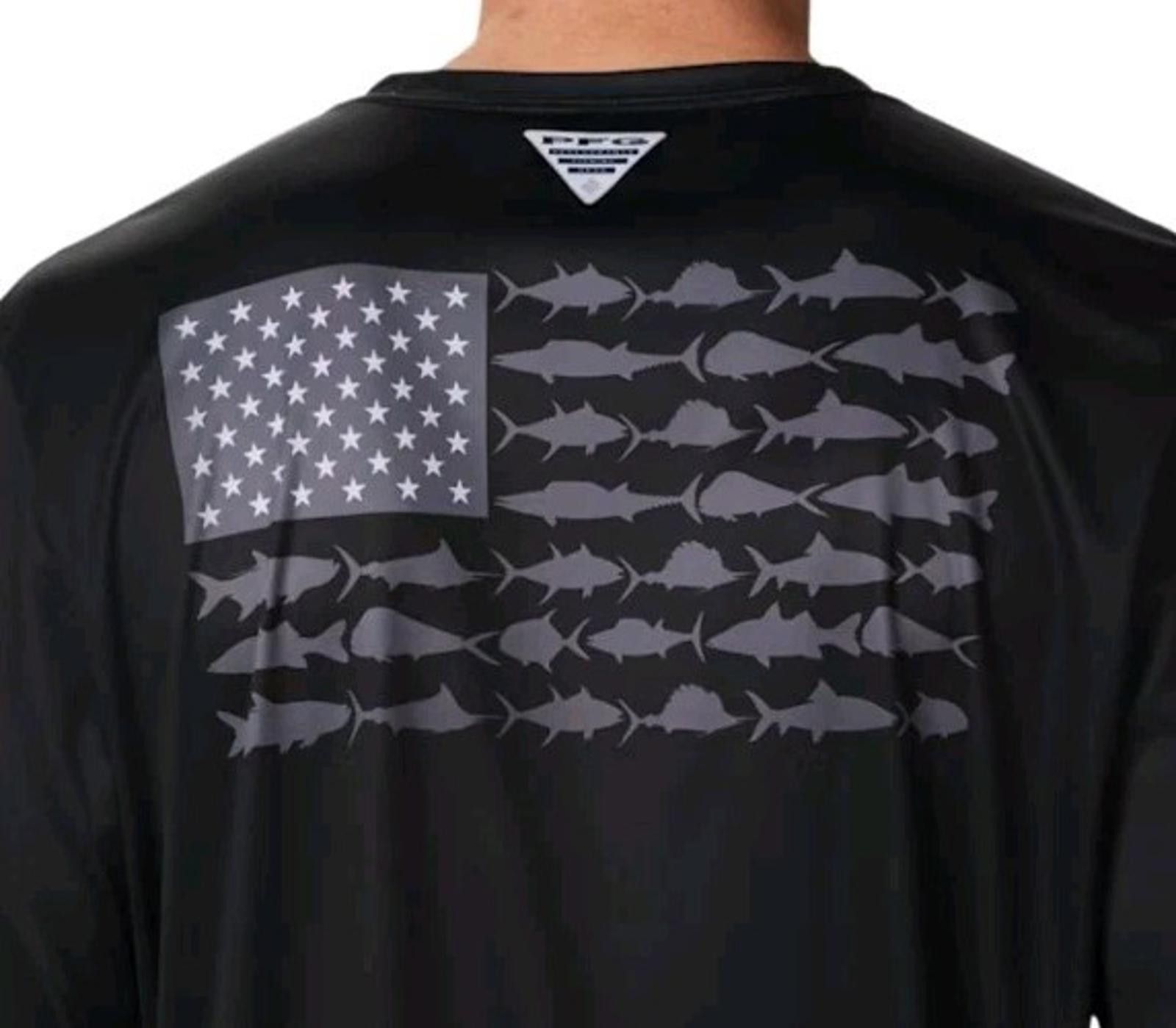 Columbia Columbia Men's Long Sleeve Fishing Shirt with Fish Flag Back Size US M / EU 48-50 / 2 - 3 Thumbnail