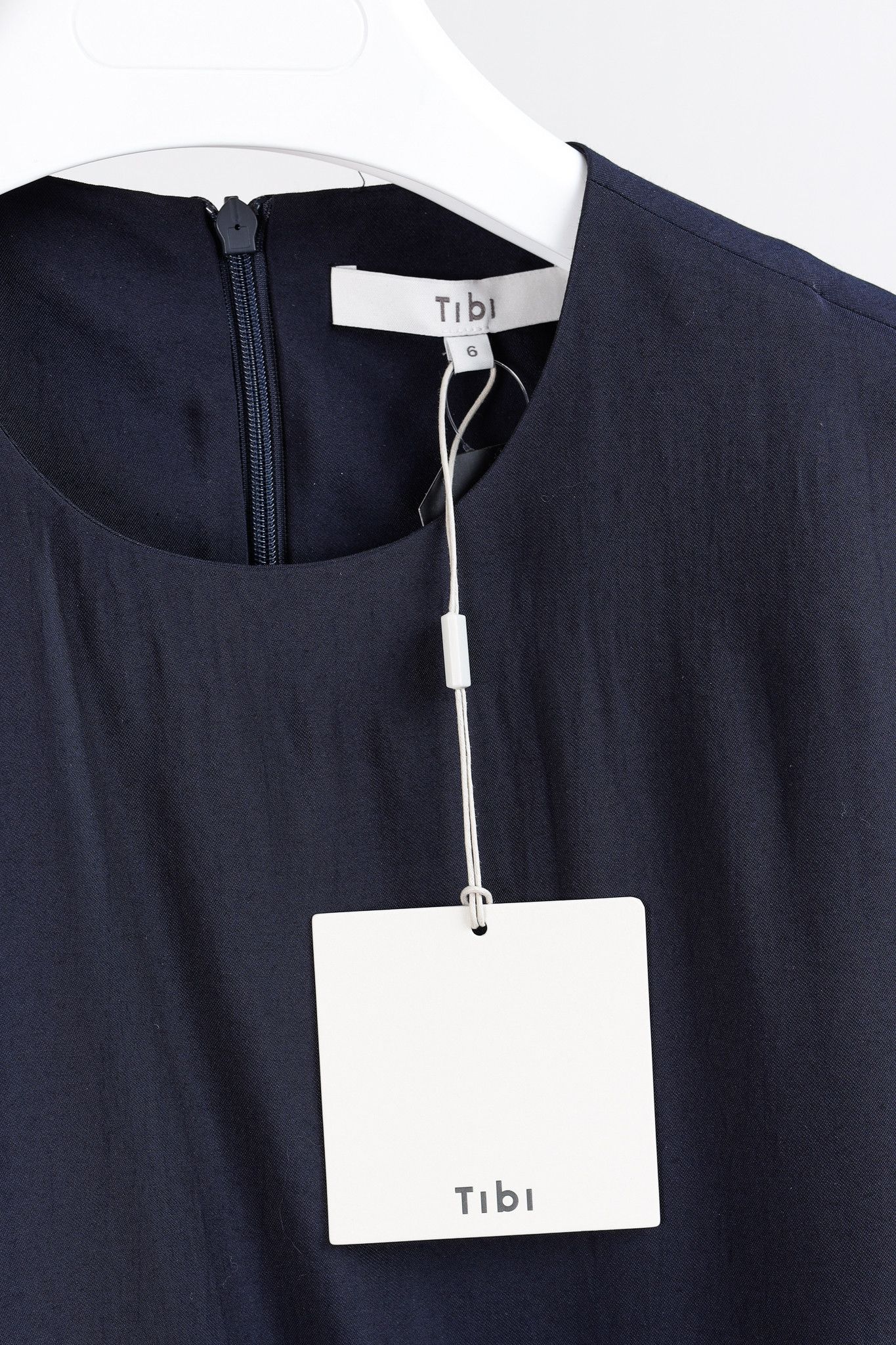 Tibi Tibi Asymmetric Flap Snap Detail Midnight Navy Maxi Dress Size S / US 4 / IT 40 - 4 Thumbnail