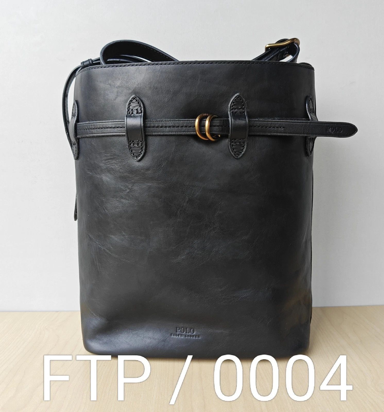Polo Ralph Lauren Polo Ralph Lauren Bellport Leather Large Bucket Bag FTP 0004 Size ONE SIZE - 10 Thumbnail